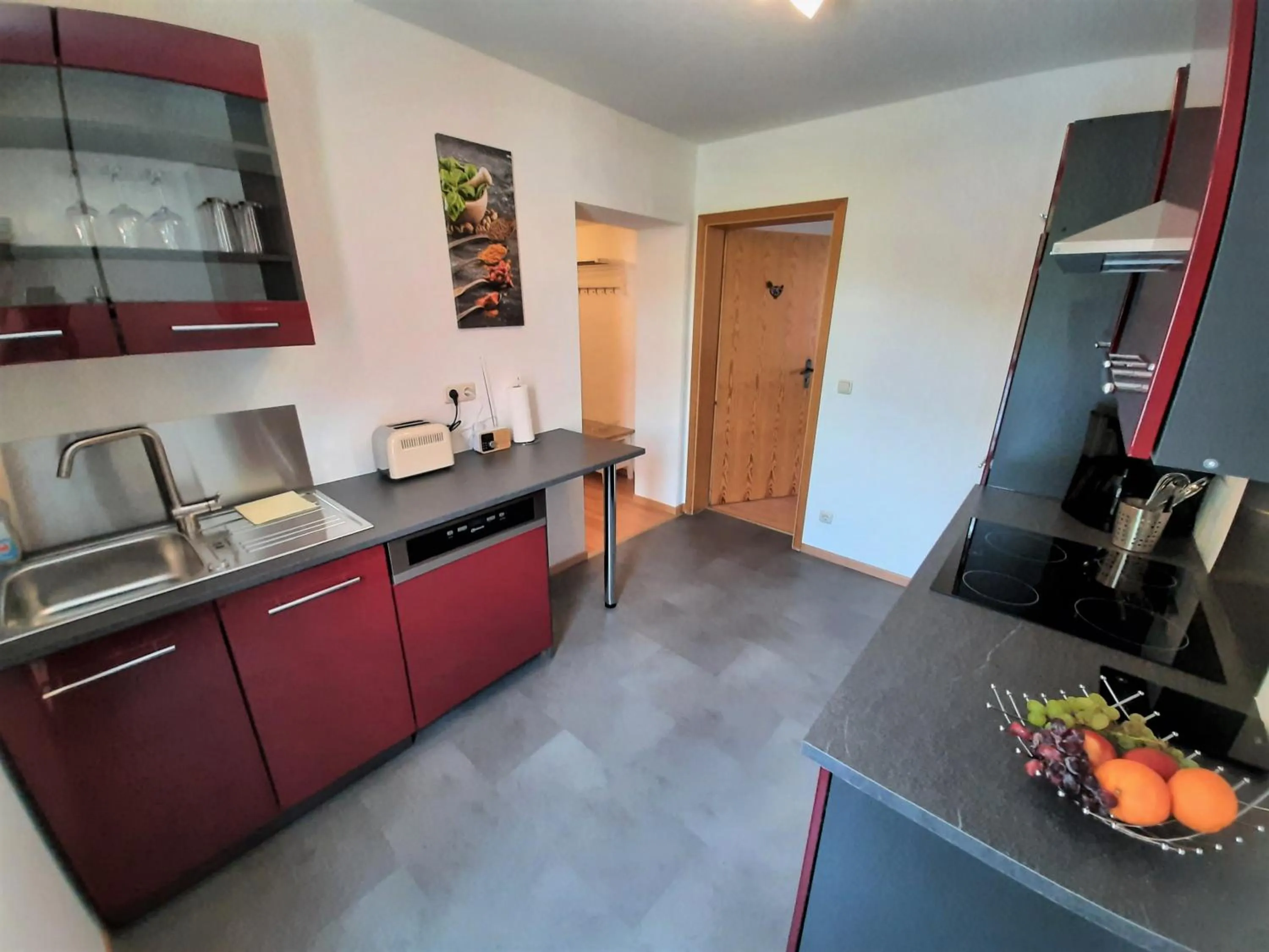 Kitchen or kitchenette in Landhotel Gemeindeschänke