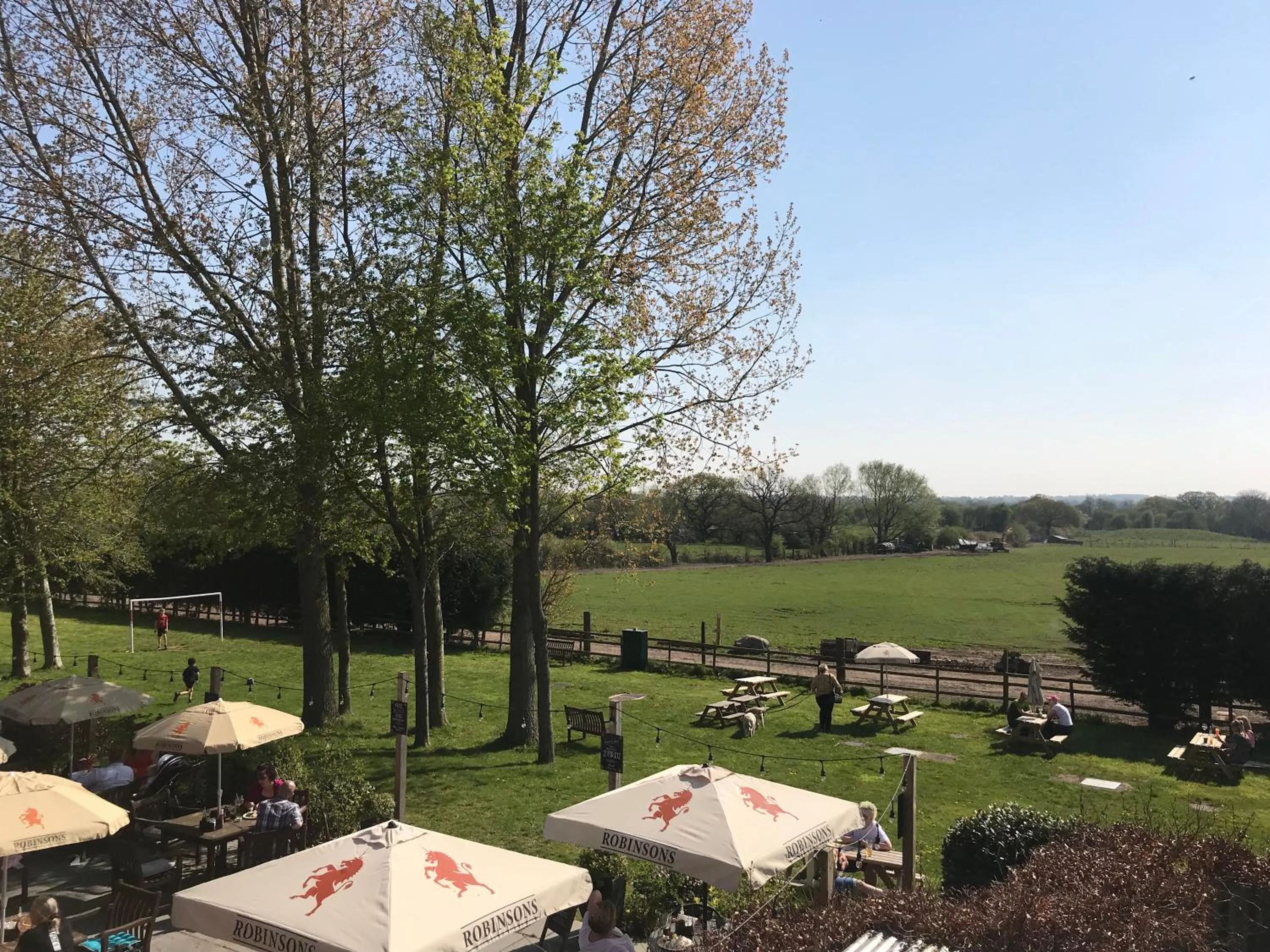 Garden in Tollemache Arms