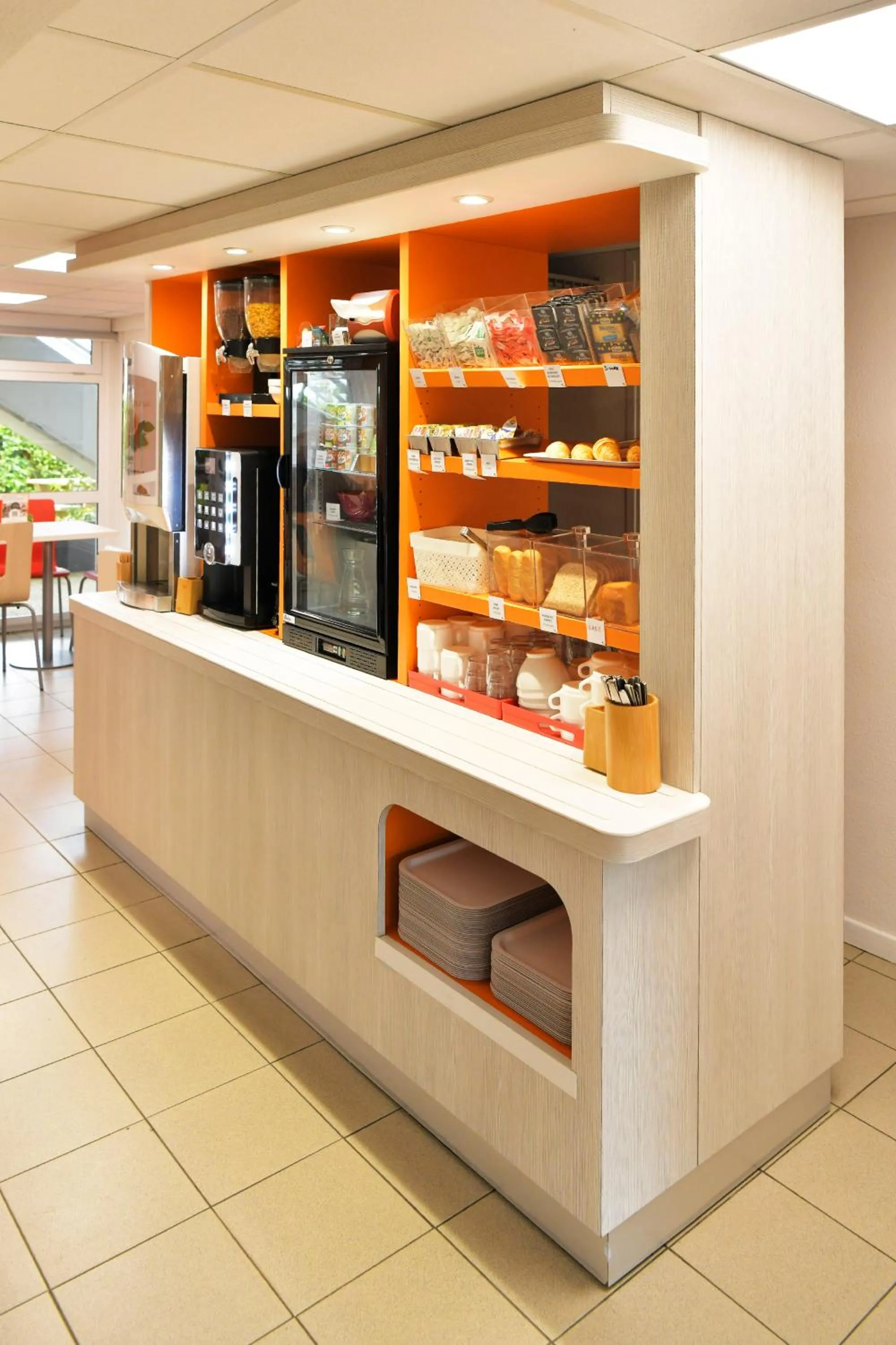 Buffet breakfast in Premiere Classe Saint Nazaire - Trignac