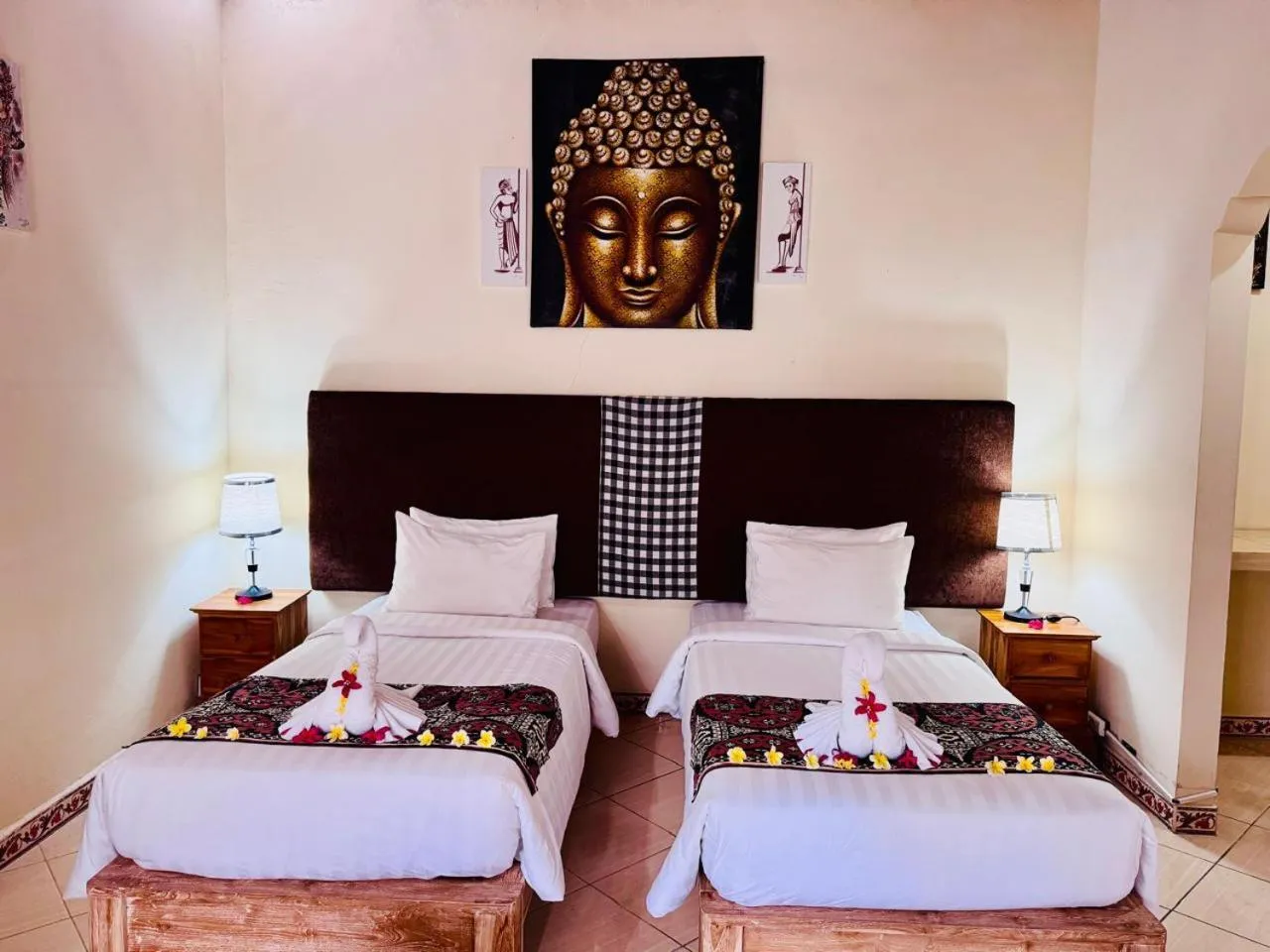 Bed in Bungalow Geringsing