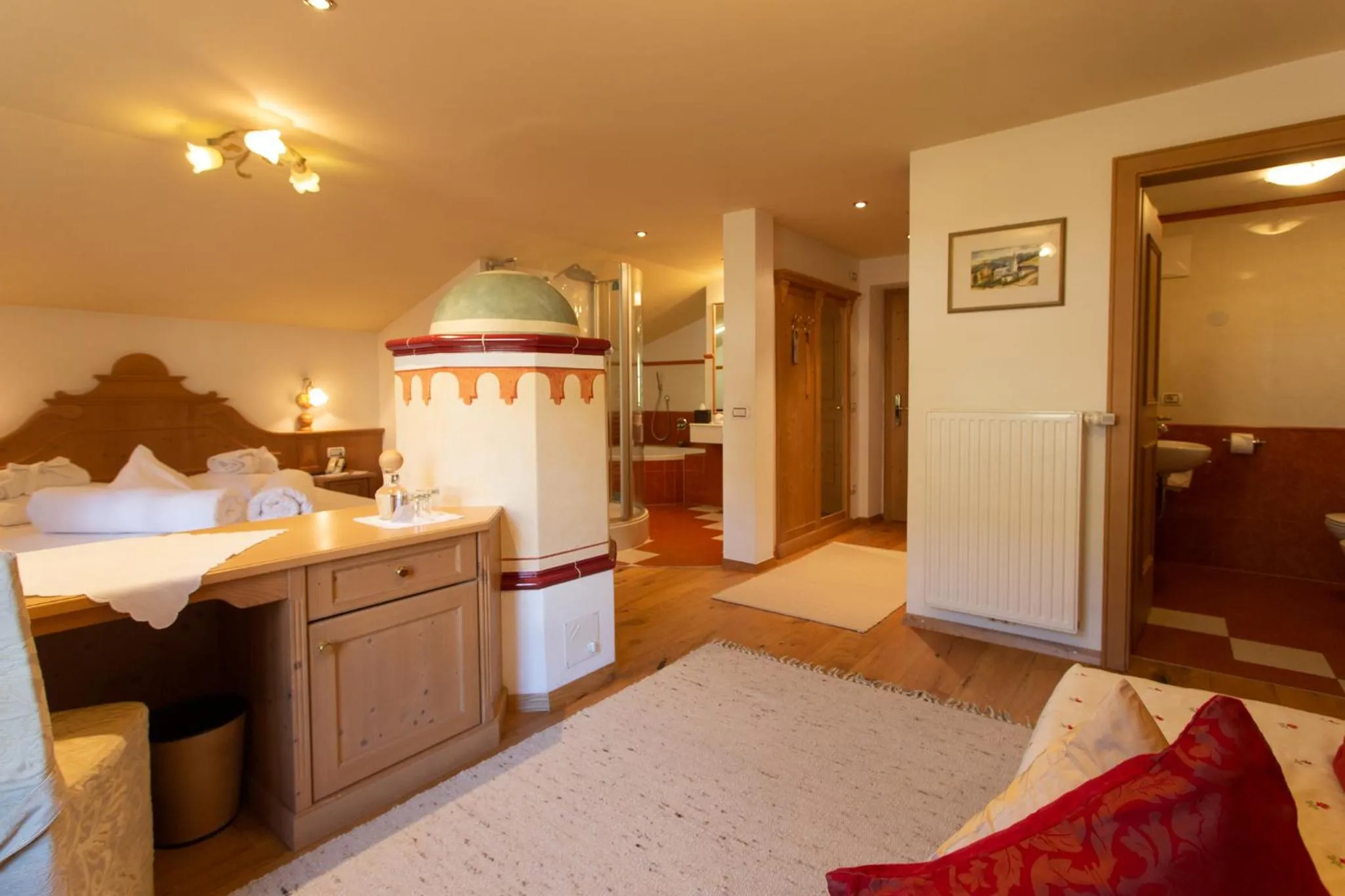 Bed in Hotel Schönblick