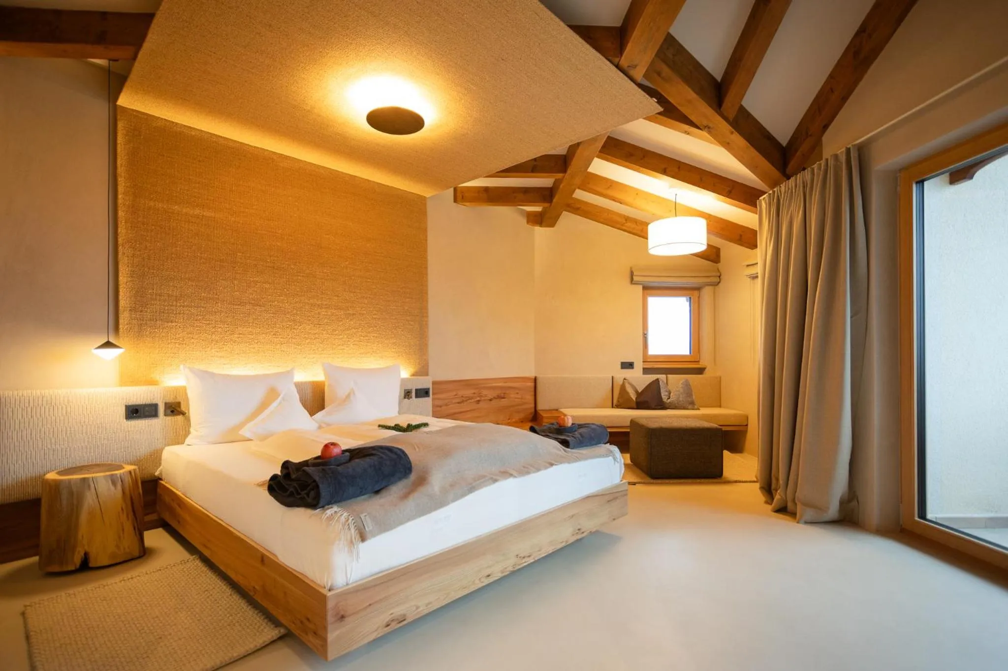 Bed in Hotel Schönblick