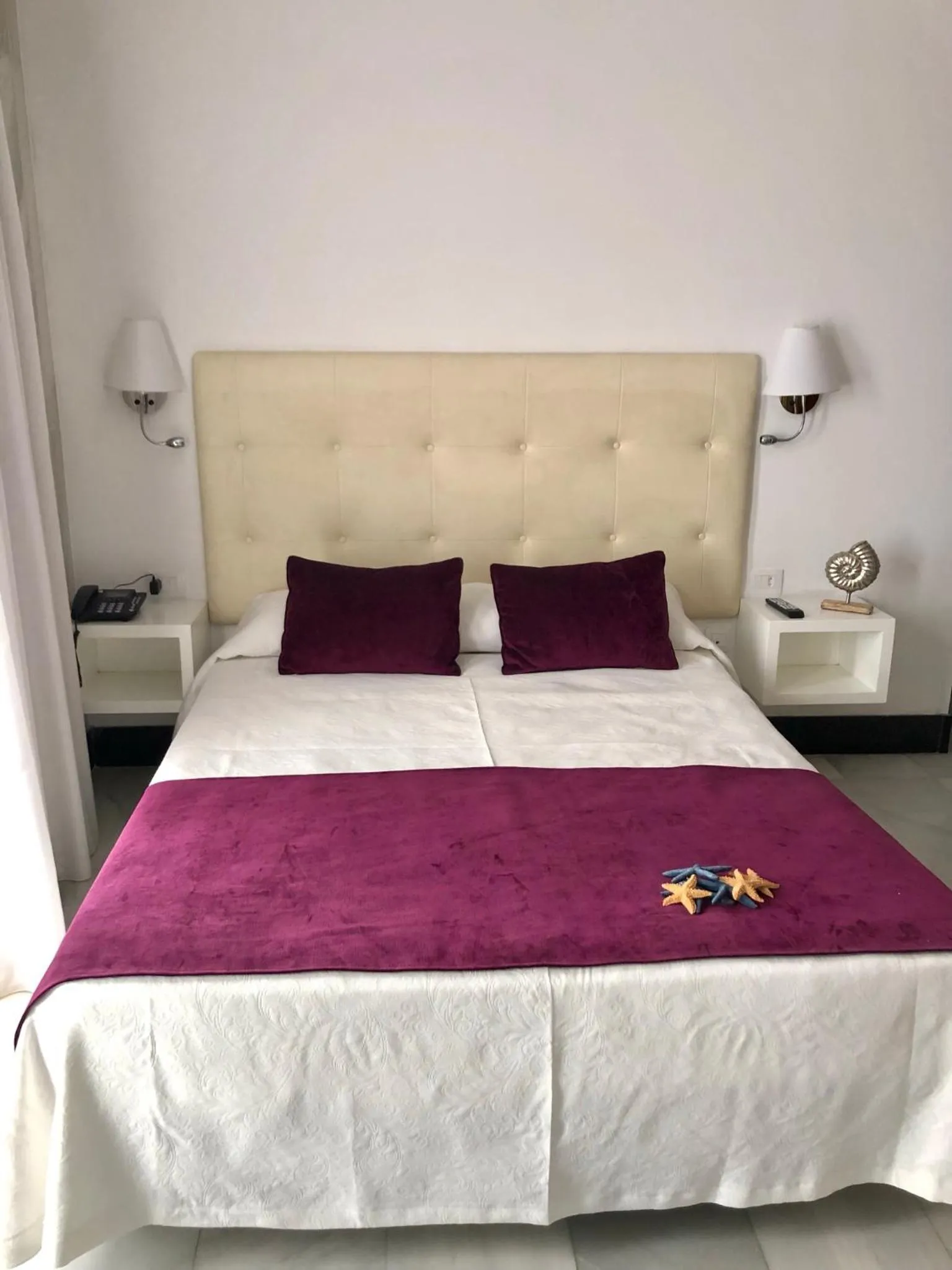 Bed in Hotel Océano Centro