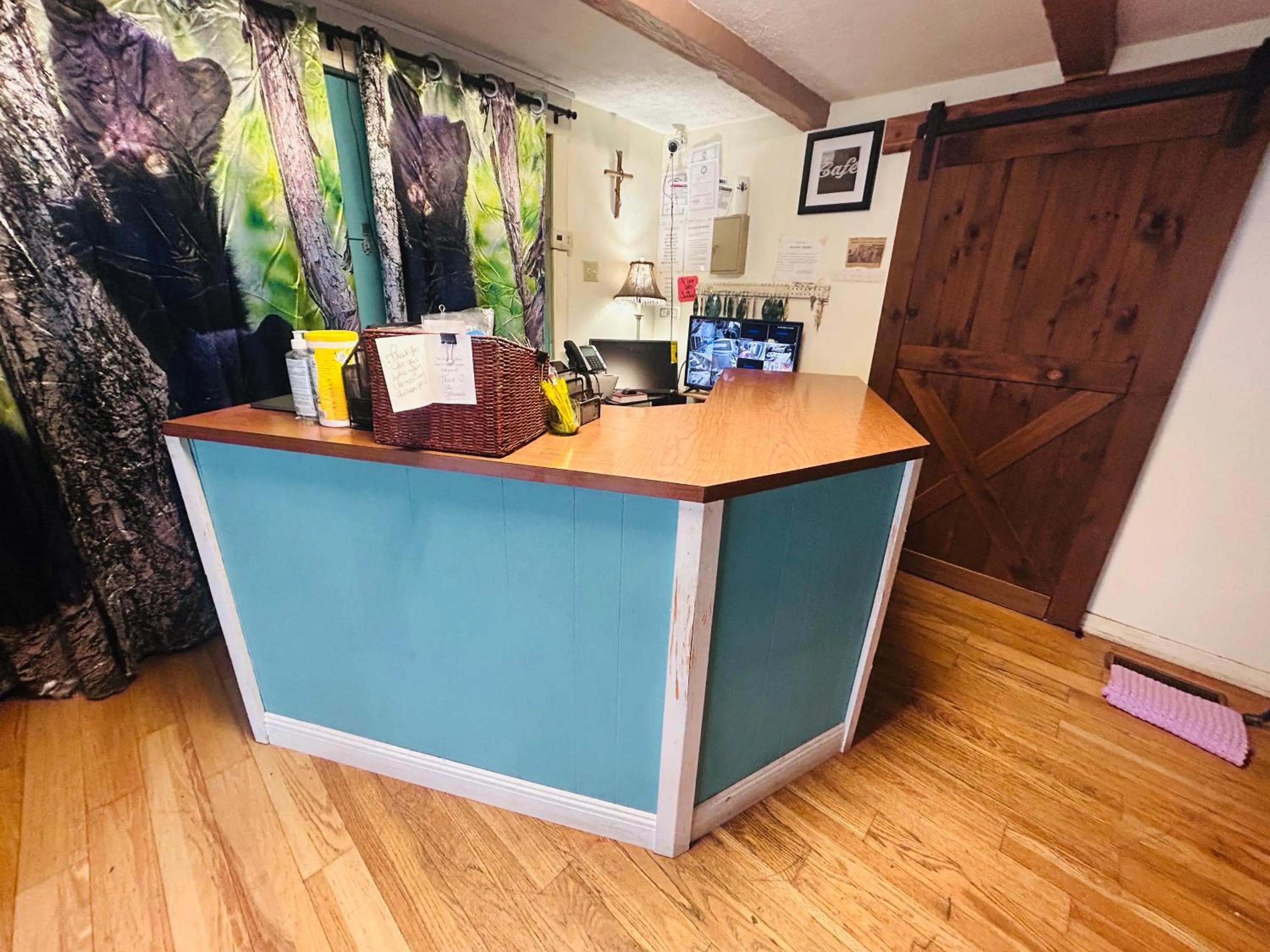 Lobby or reception in Big South Fork Trail Lodge Stearns