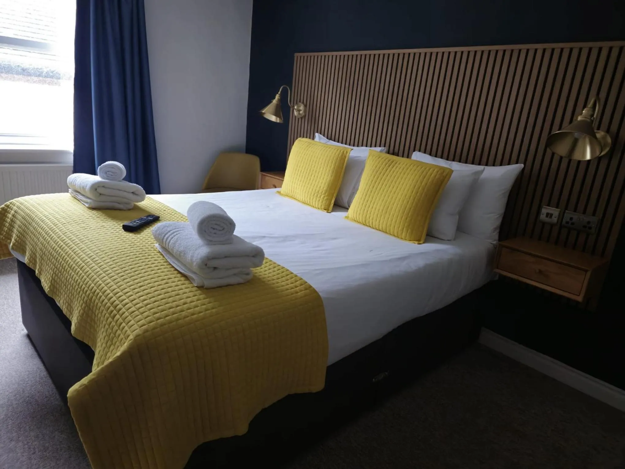 Bed in The Stratton House Hotel