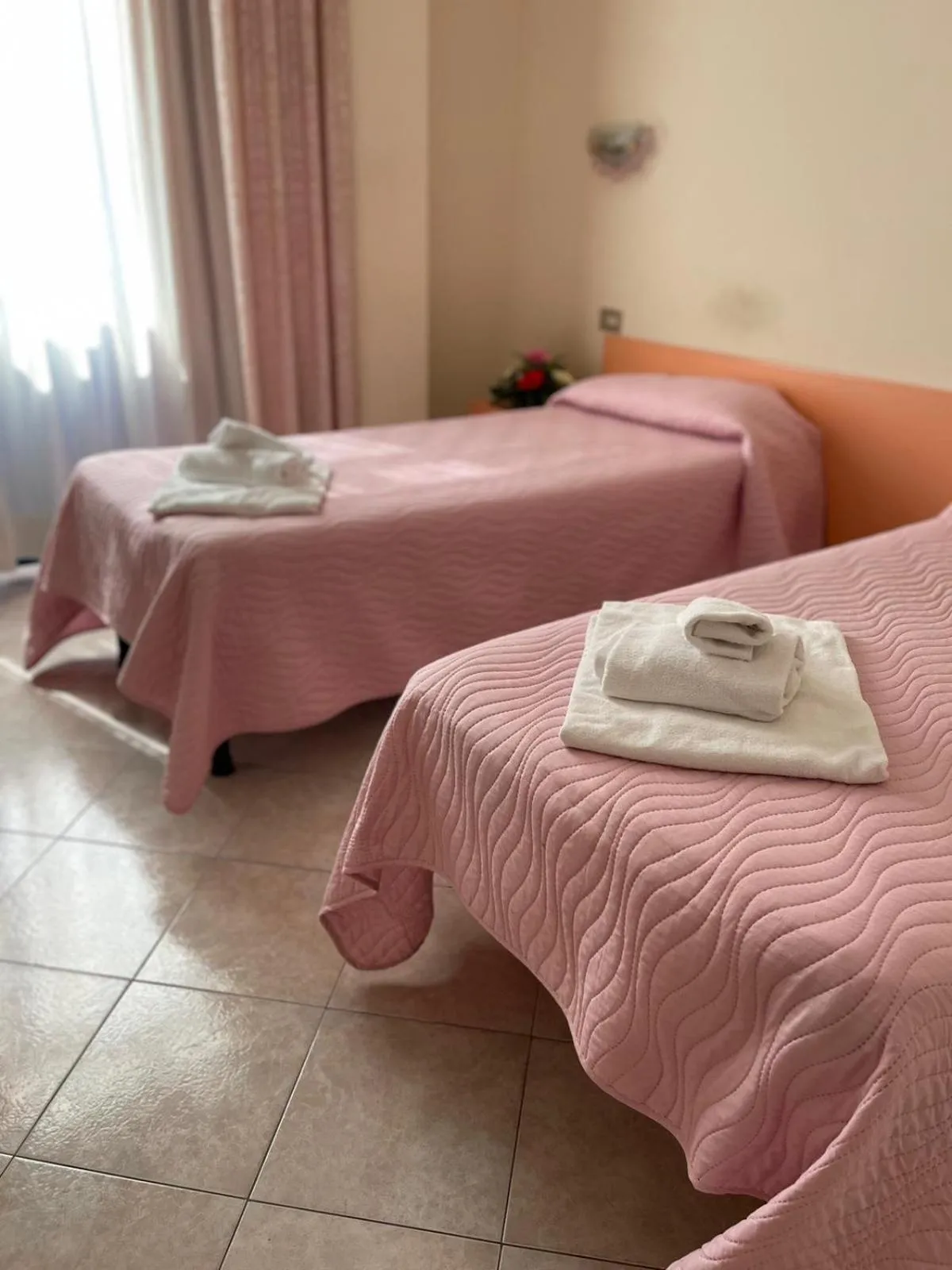 Bed in Hotel Michelangelo