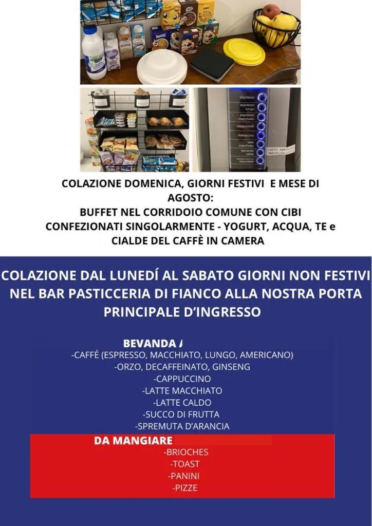 Breakfast in HOLABOLOGNA Luxury Rooms and Flats