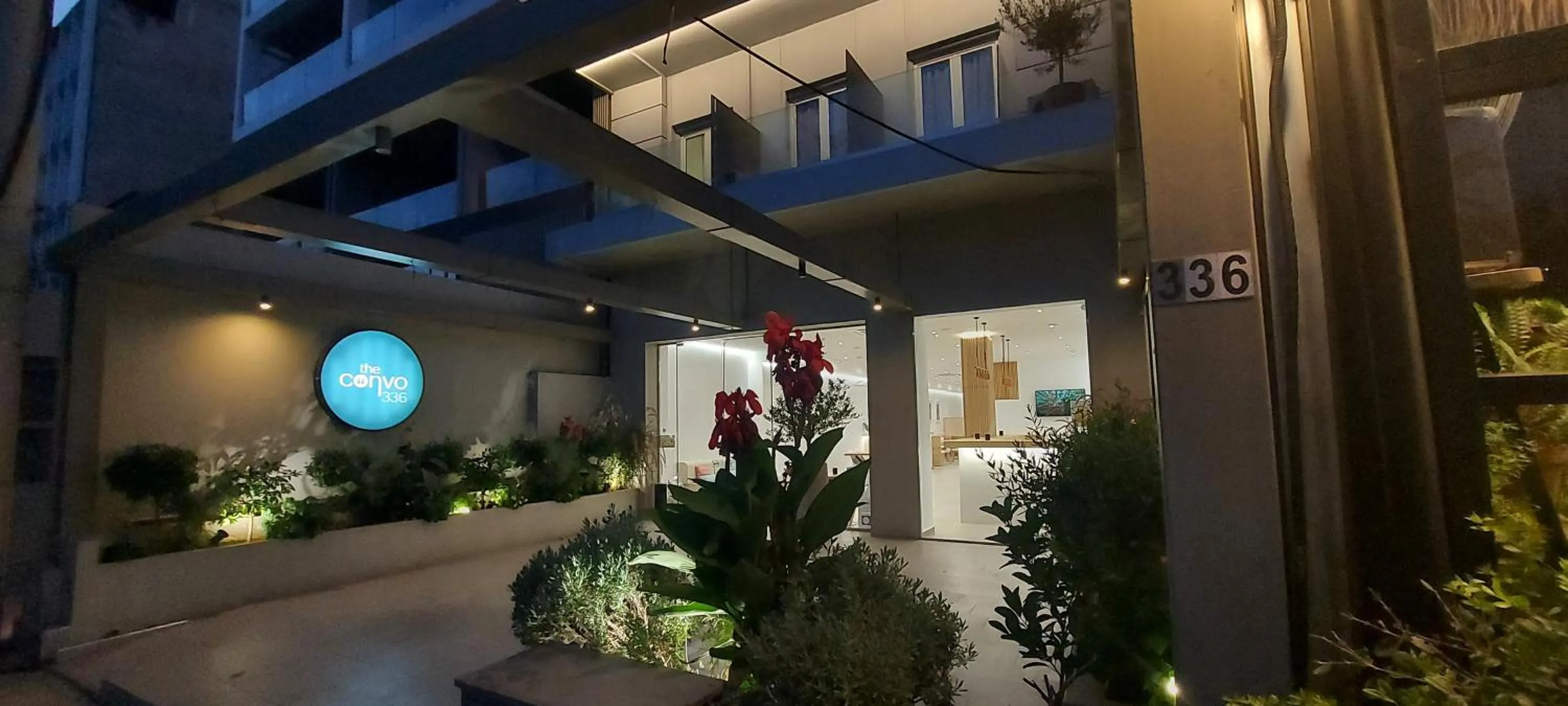 Facade/entrance in The Convo Athens Riviera