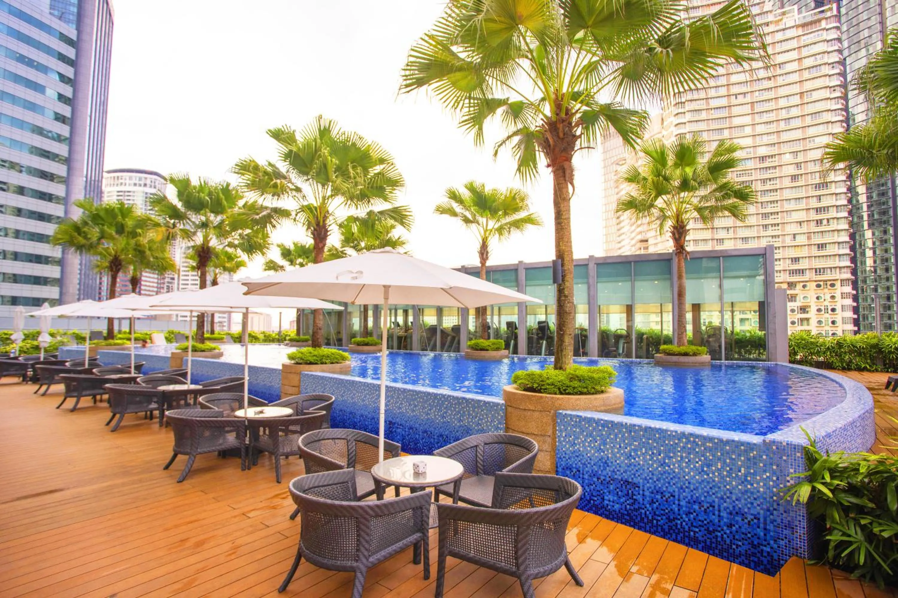 Swimming pool in Yemala Suites at Vortex KLCC