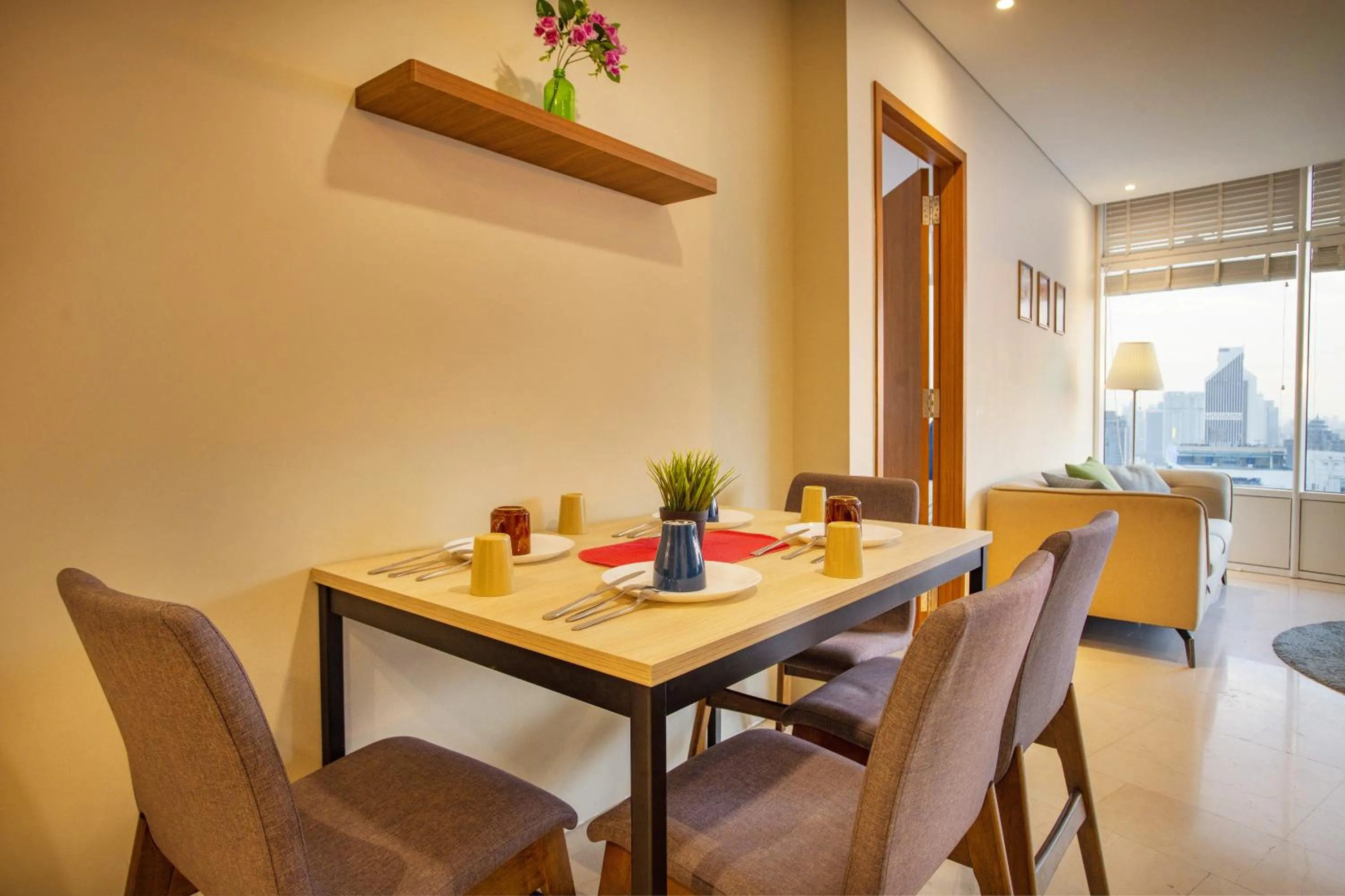 Dining area in Yemala Suites at Vortex KLCC