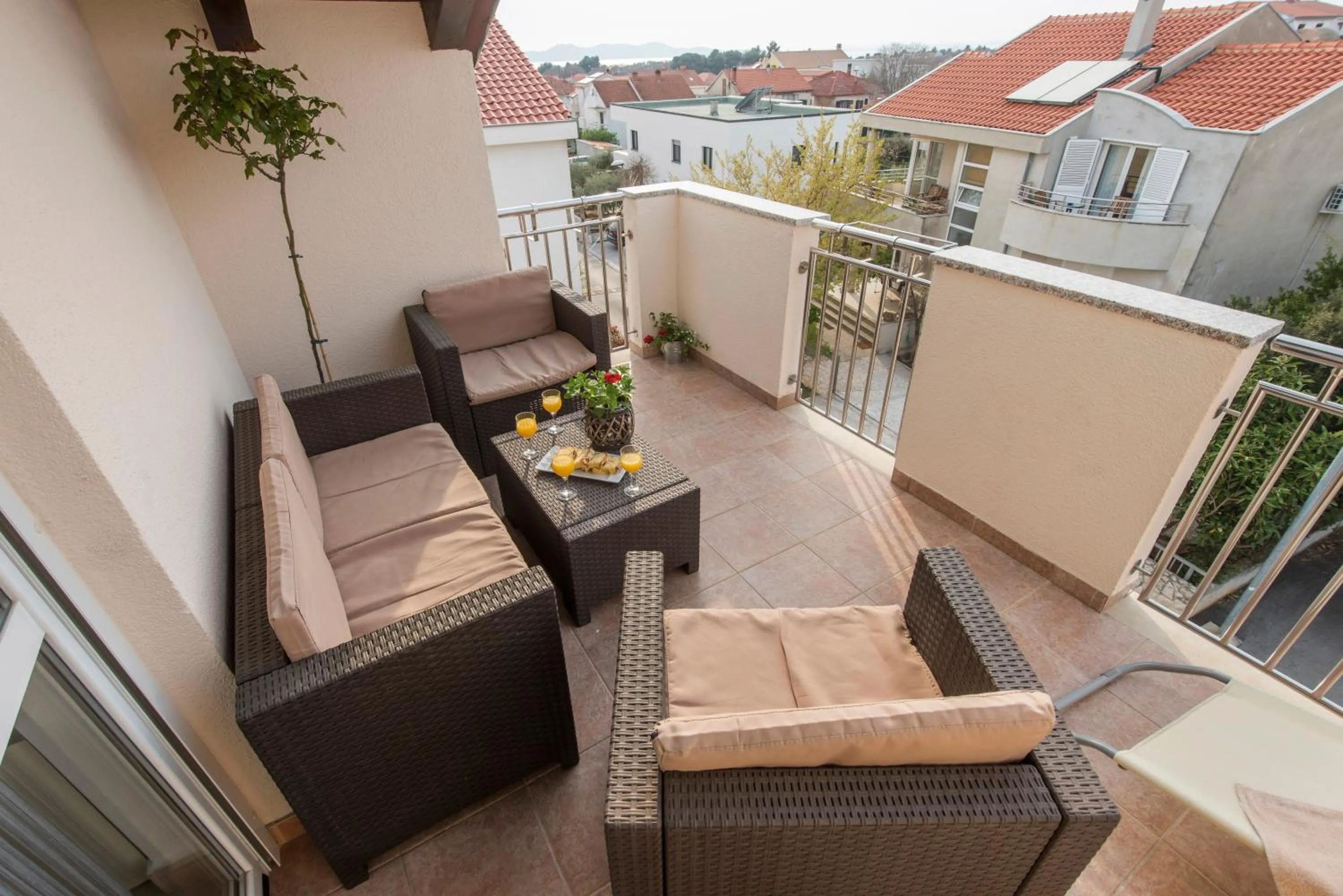 Balcony/Terrace in Apartments Batur