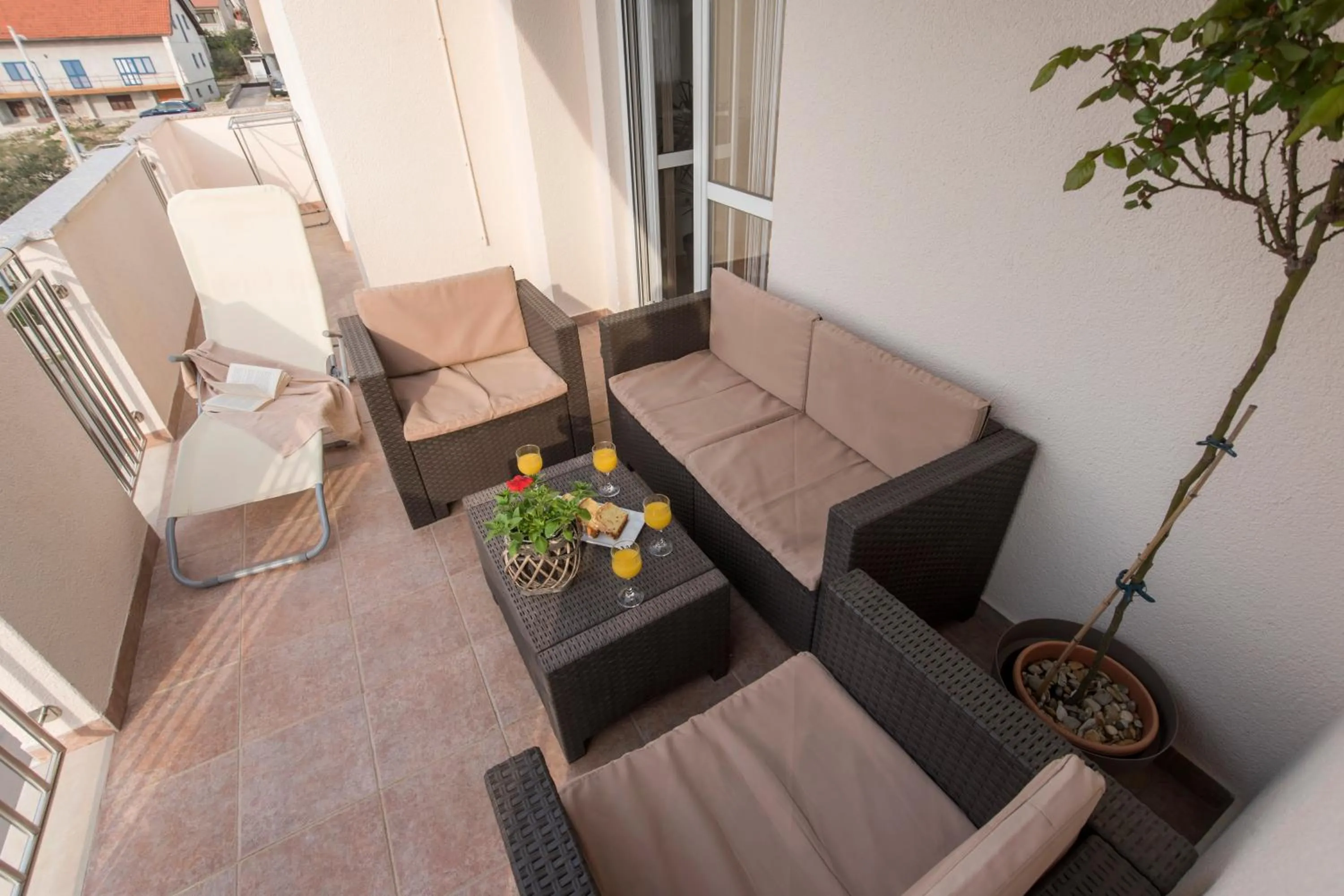 Balcony/Terrace in Apartments Batur