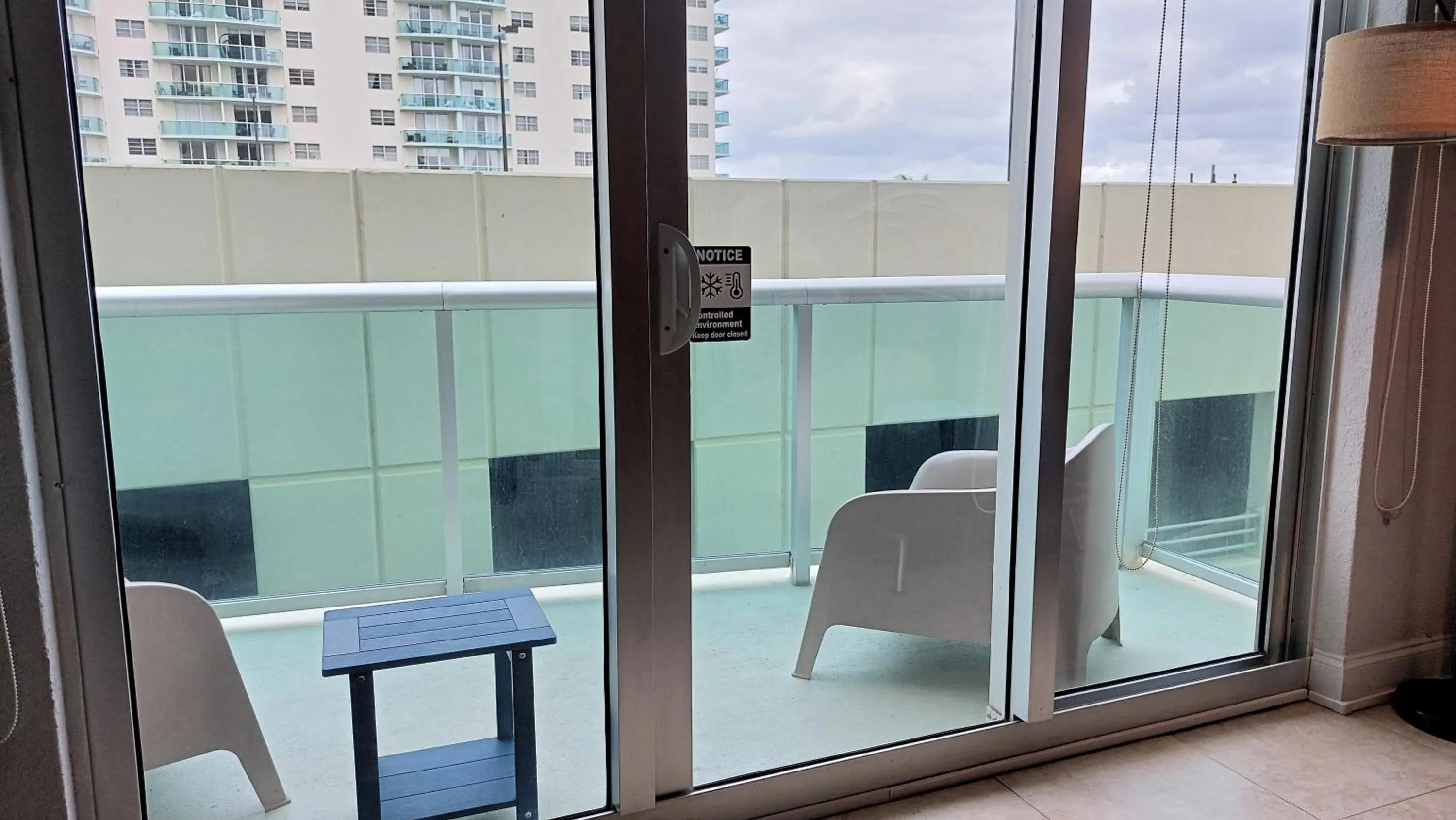 Balcony/Terrace in The Tides Apartments on the beach