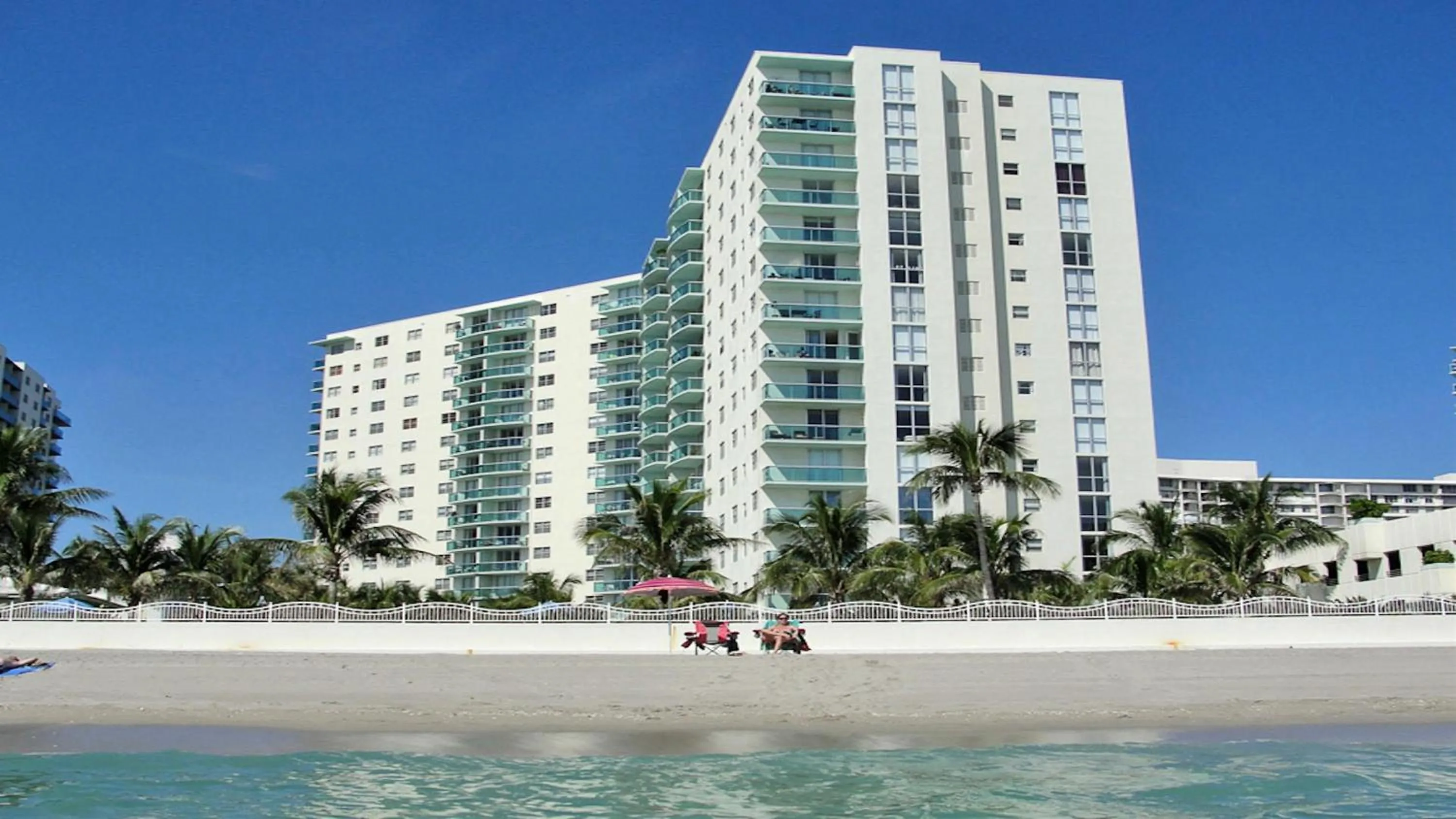 Property building in The Tides Apartments on the beach