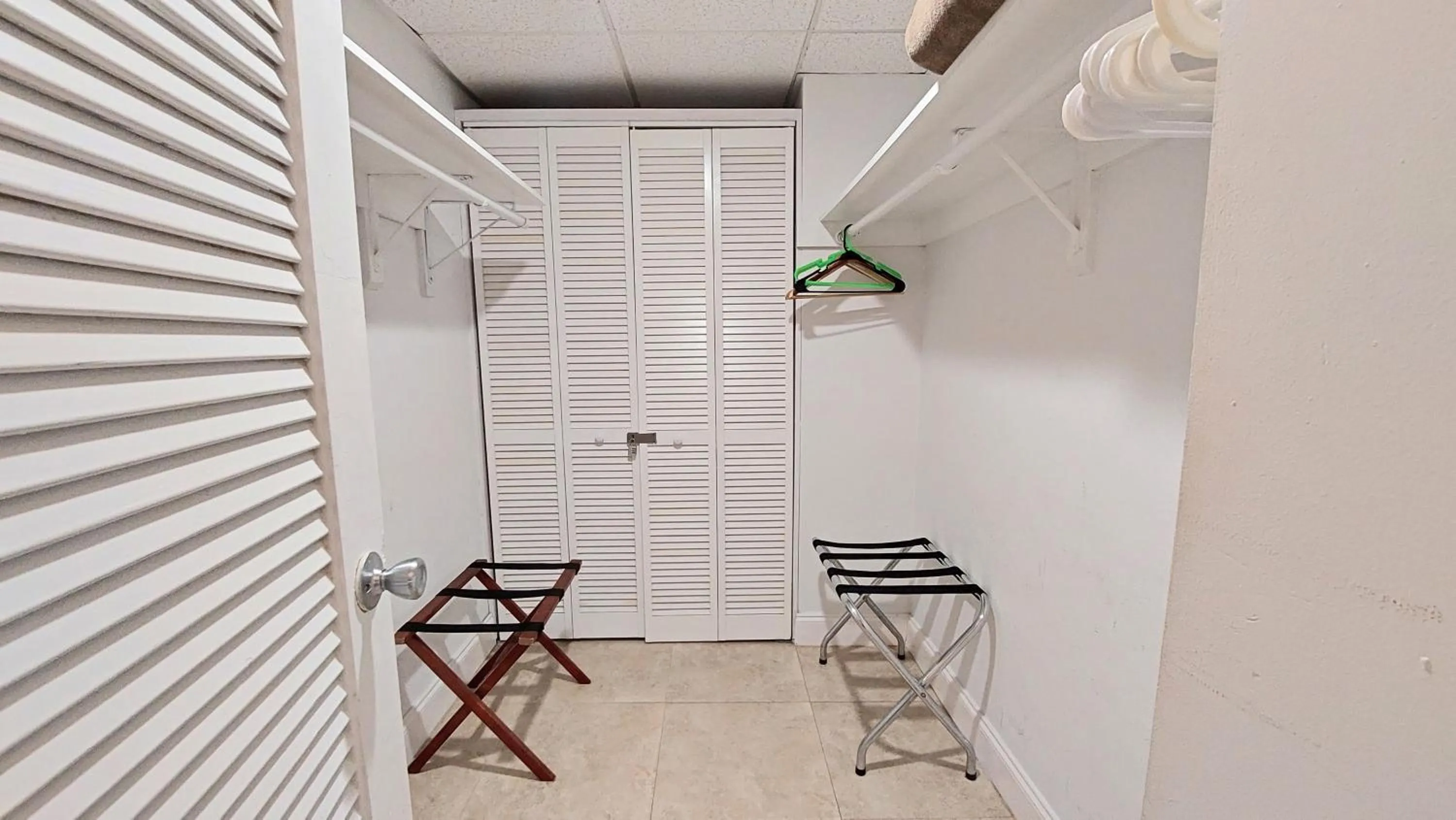 wardrobe in The Tides Apartments on the beach