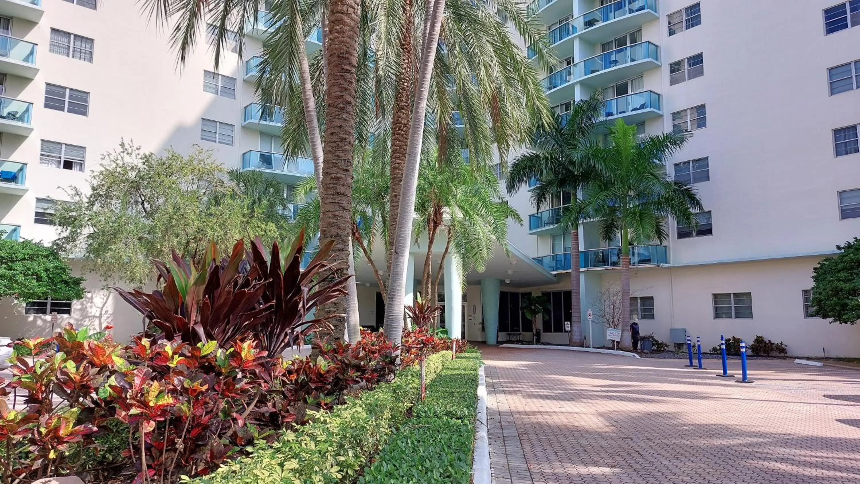 Property building in The Tides Apartments on the beach