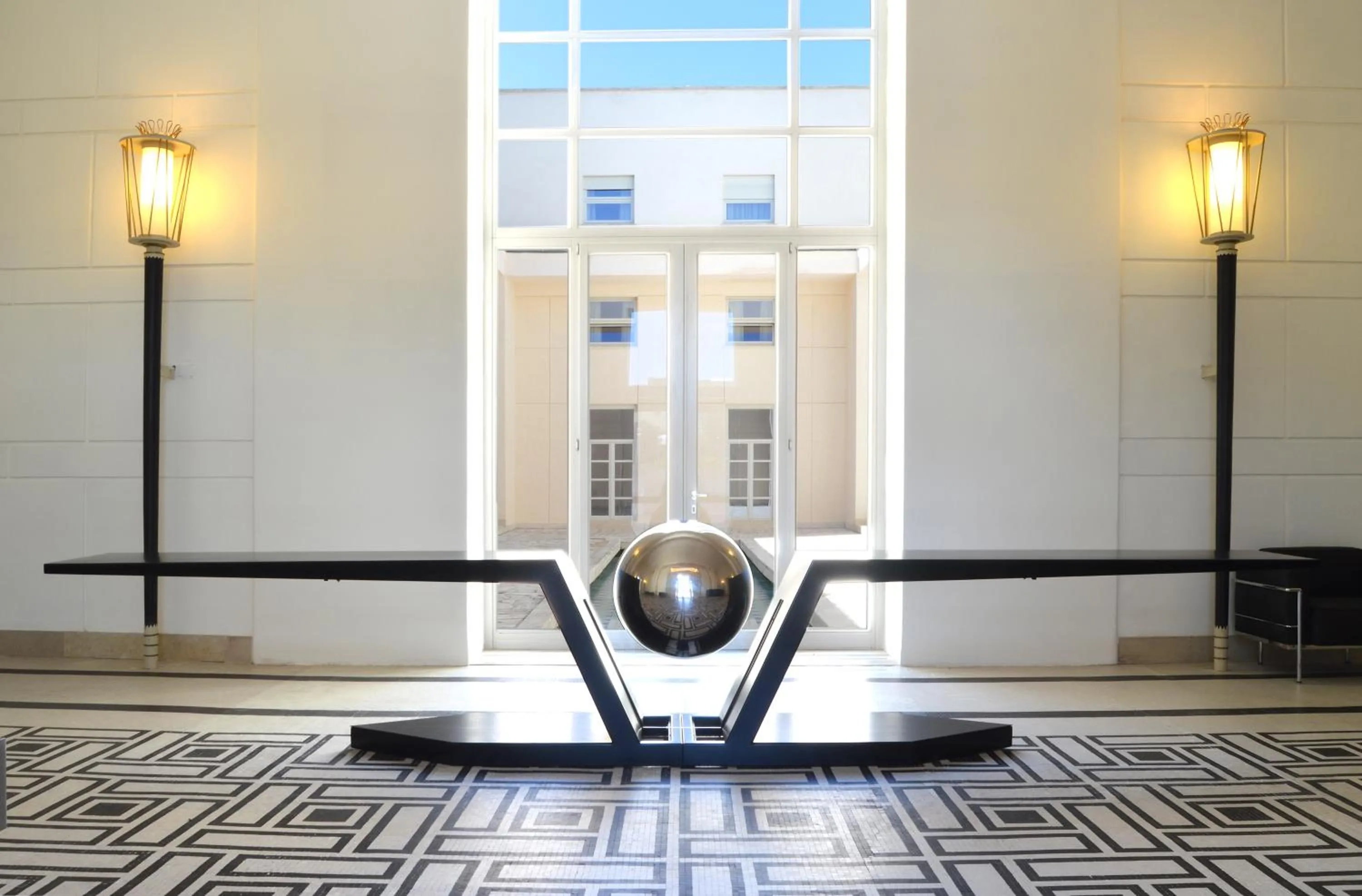 Decorative detail in Palazzo Esedra