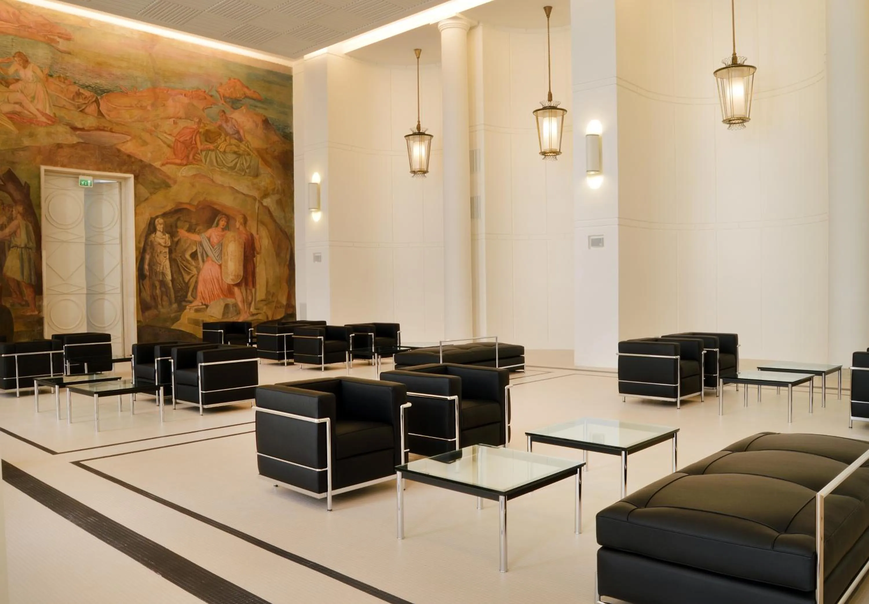 Lounge or bar in Palazzo Esedra