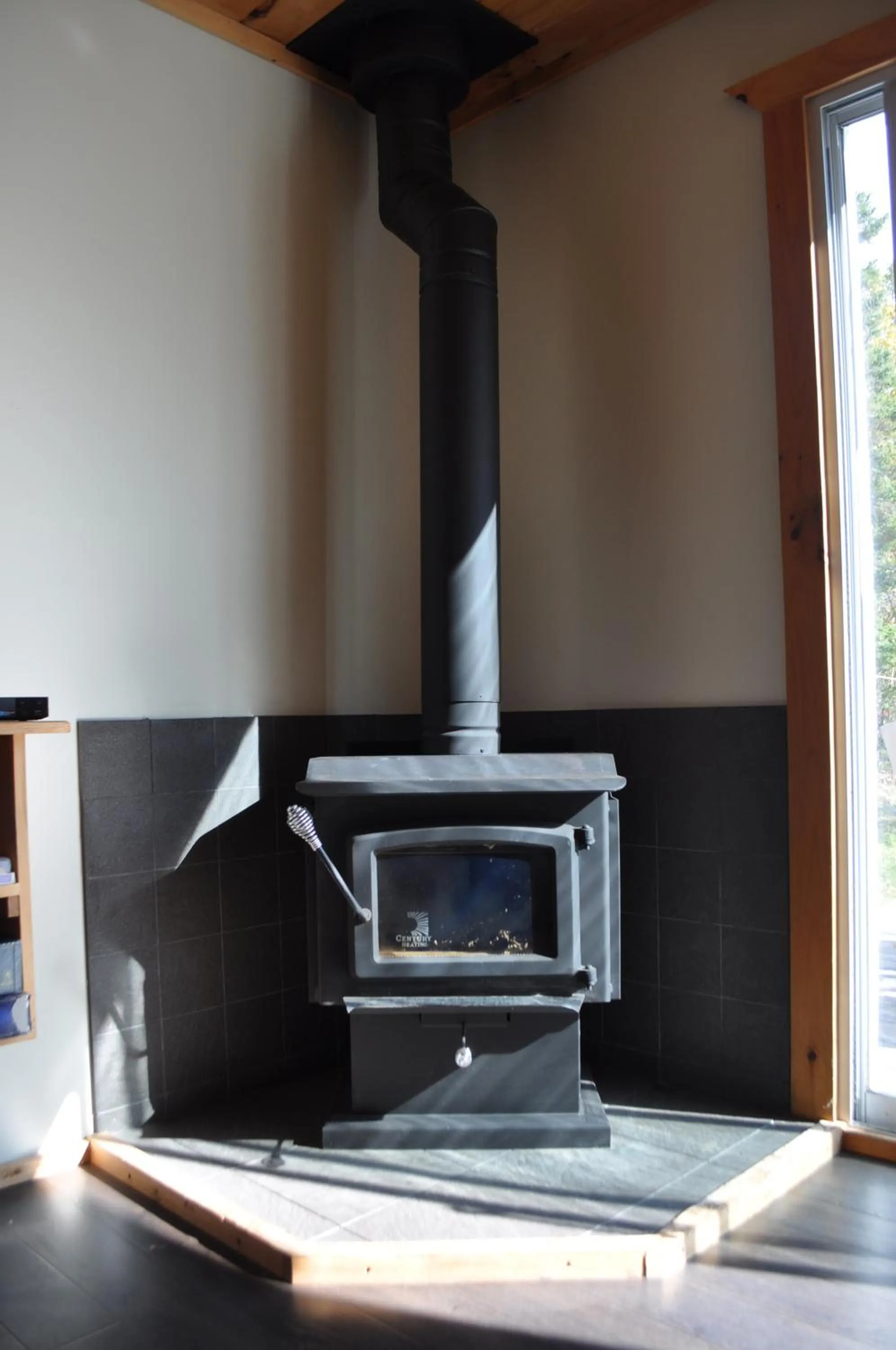Living room in The Sleeping Moose Cottage
