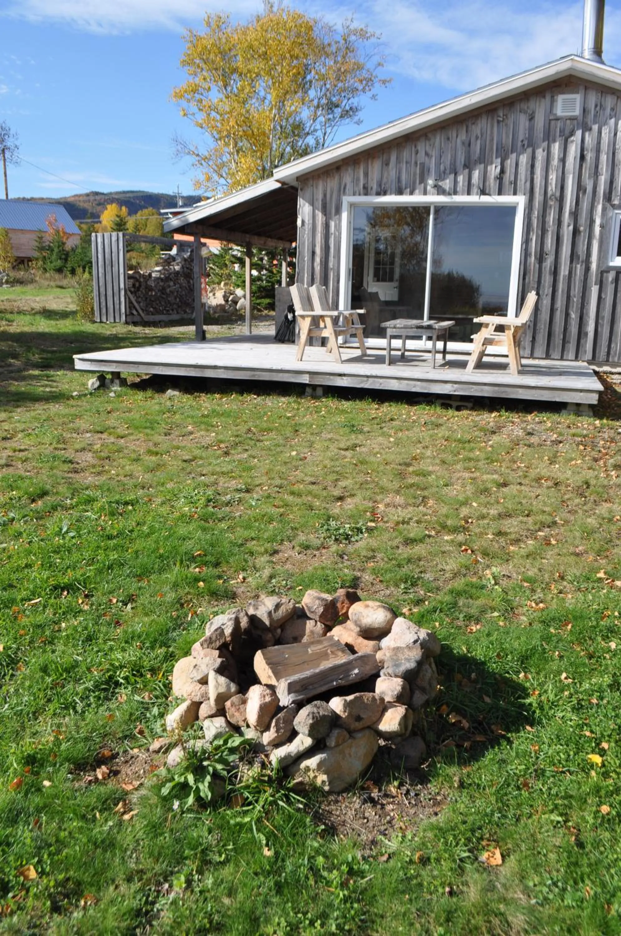 Garden in The Sleeping Moose Cottage