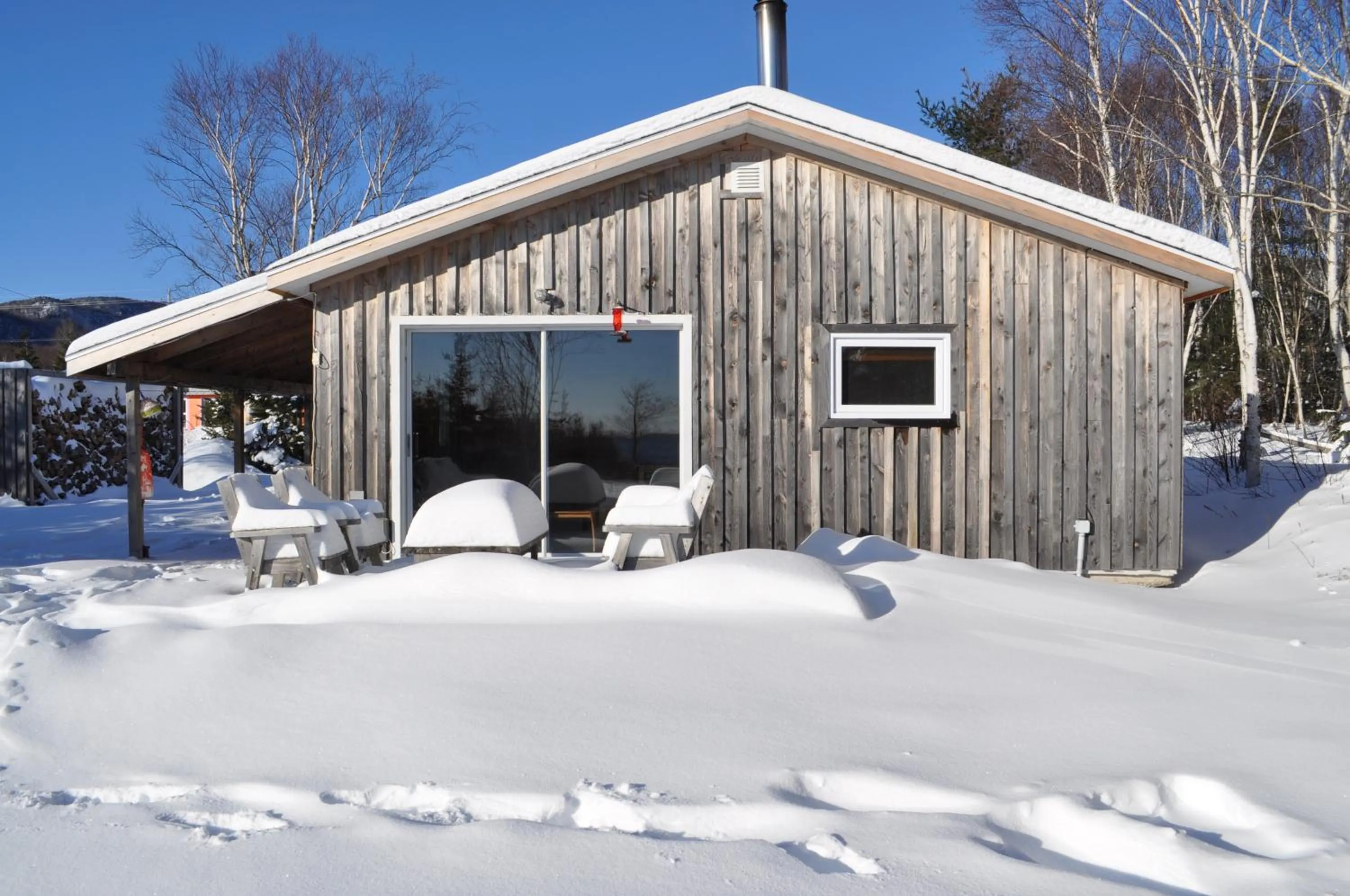 Winter in The Sleeping Moose Cottage