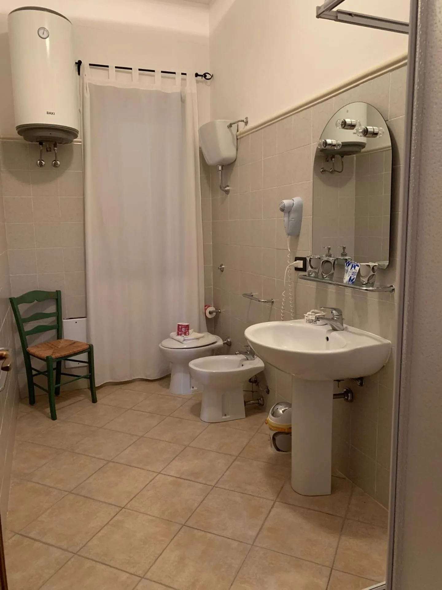 Shower in Residence Hotel Monte Ricciu