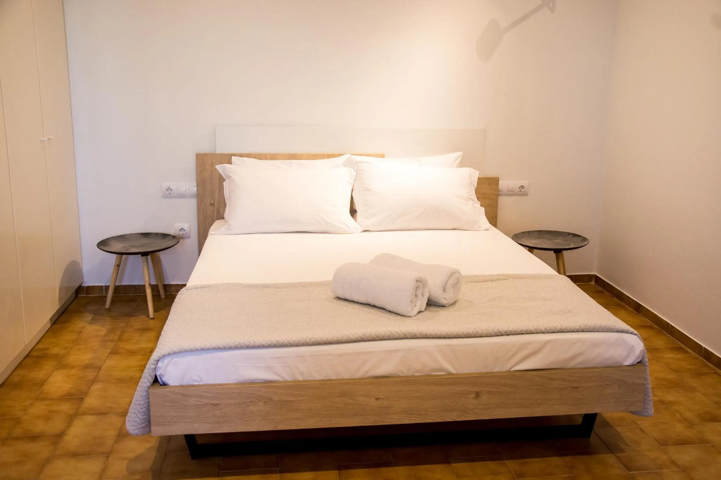 Bedroom, Bed in Pharos Apartments