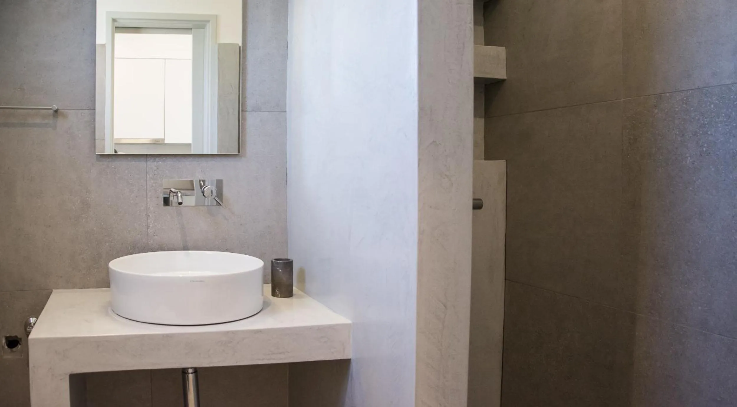 Bathroom in Pharos Apartments