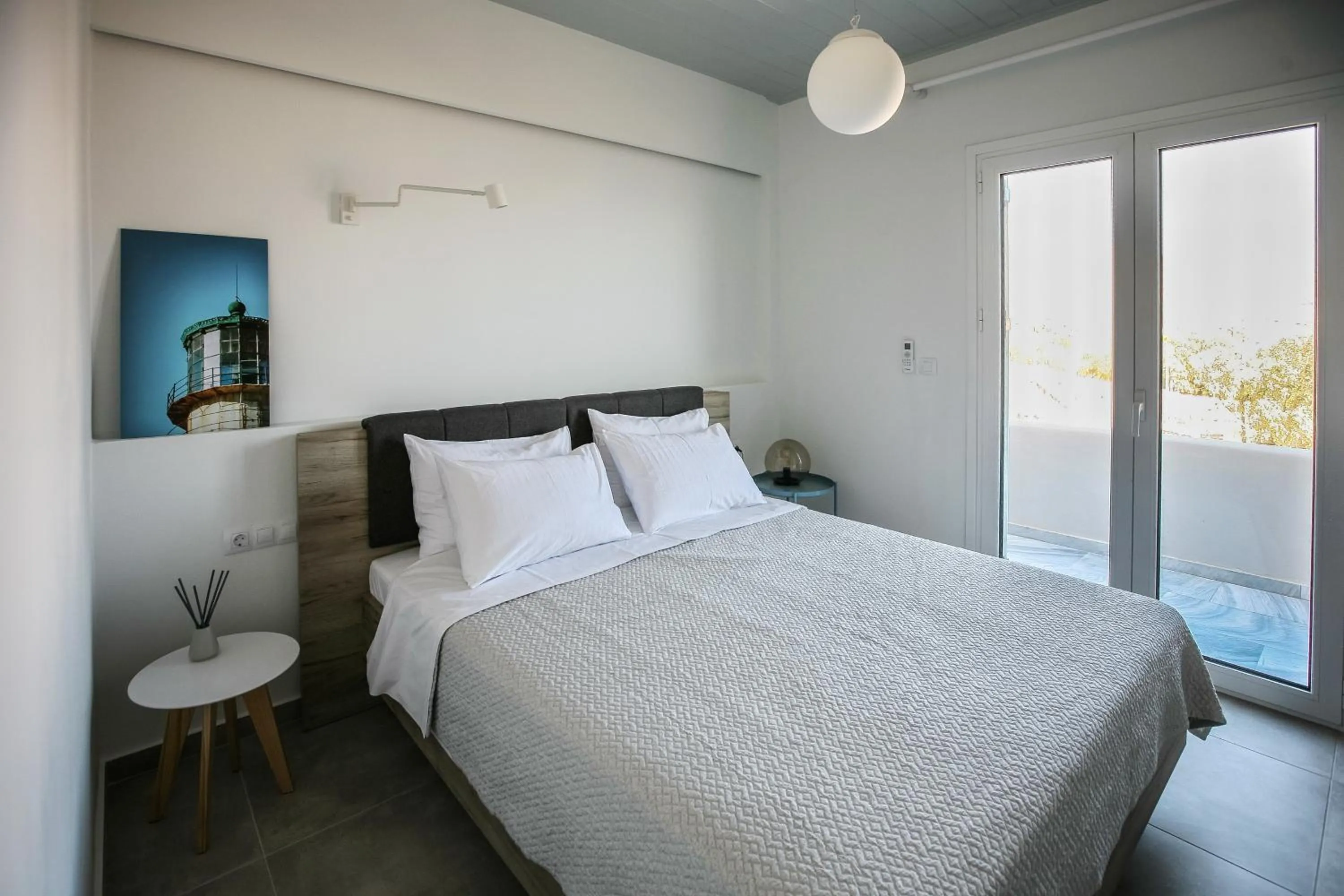 Bedroom, Bed in Pharos Apartments