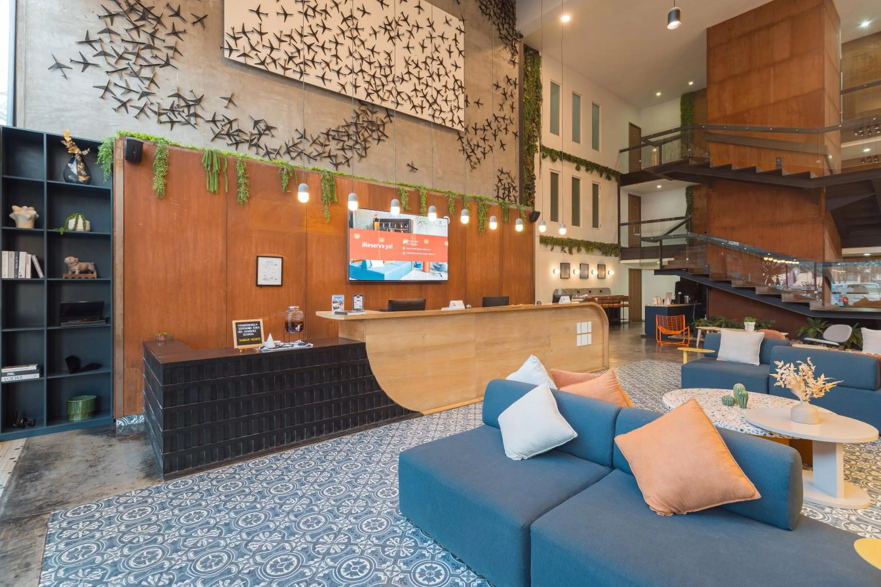 Lobby or reception in Hangar Select Aeropuerto Guadalajara