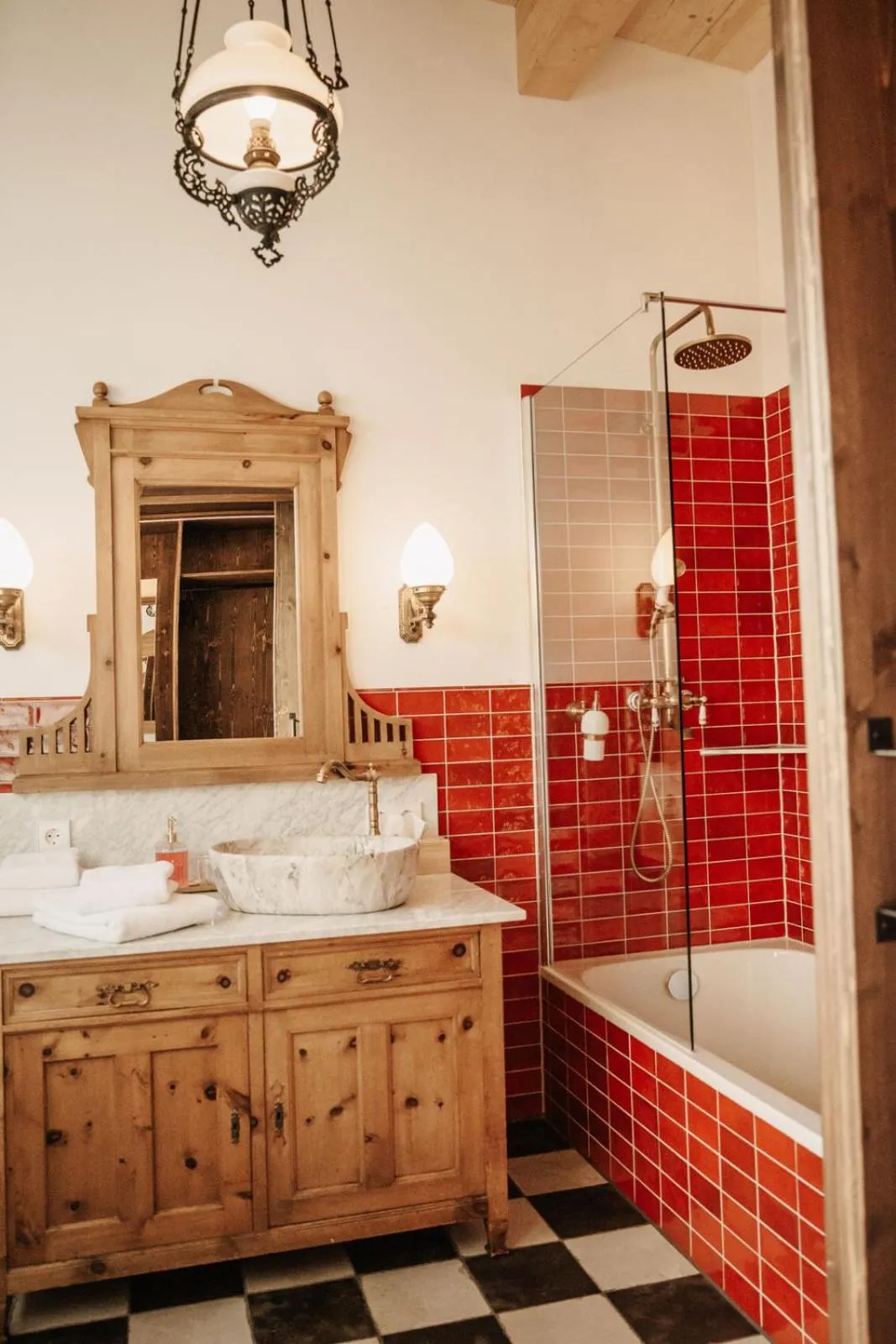 Bathroom in Landhaus Engel