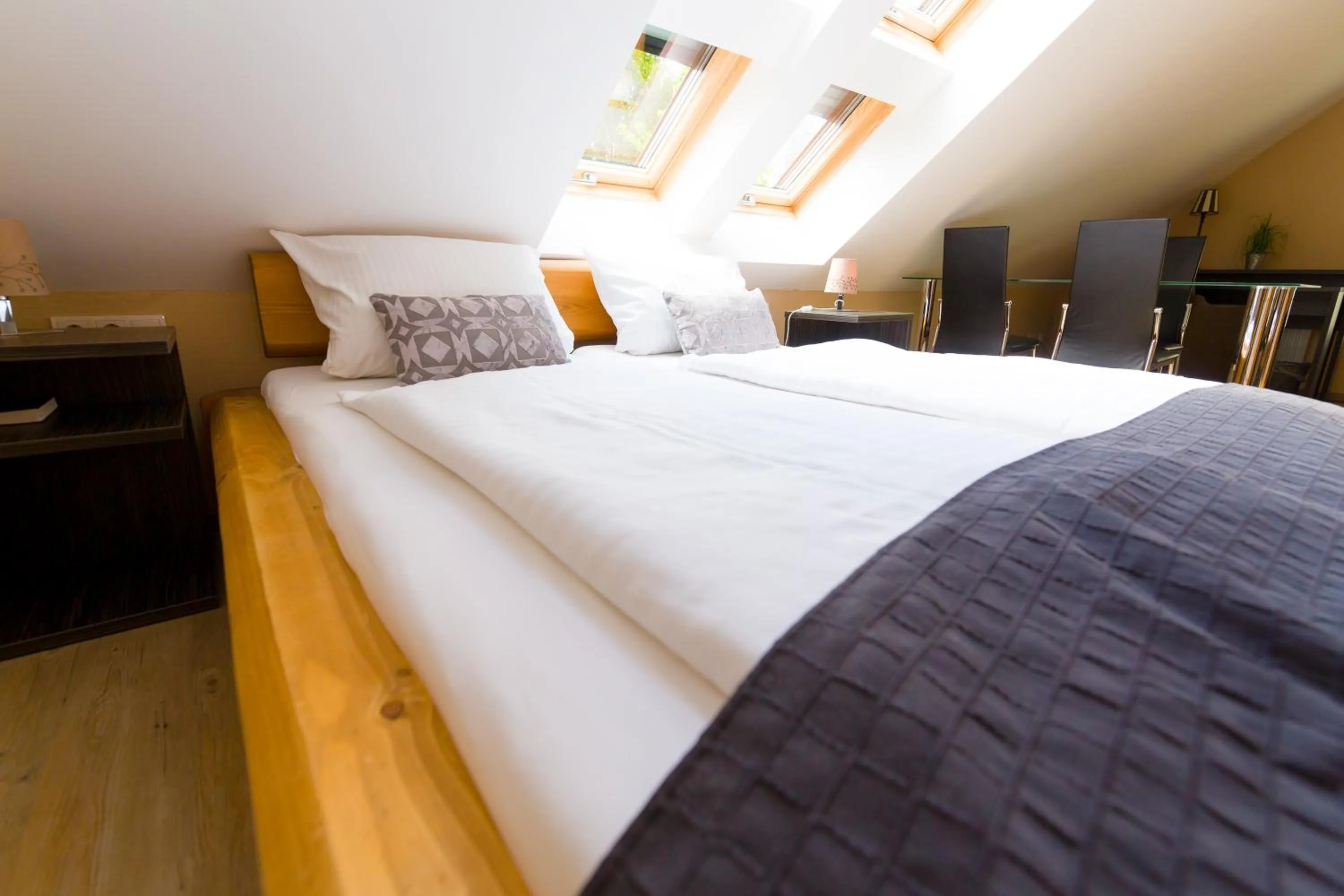 Photo of the whole room, Bed in Landhaus Engel