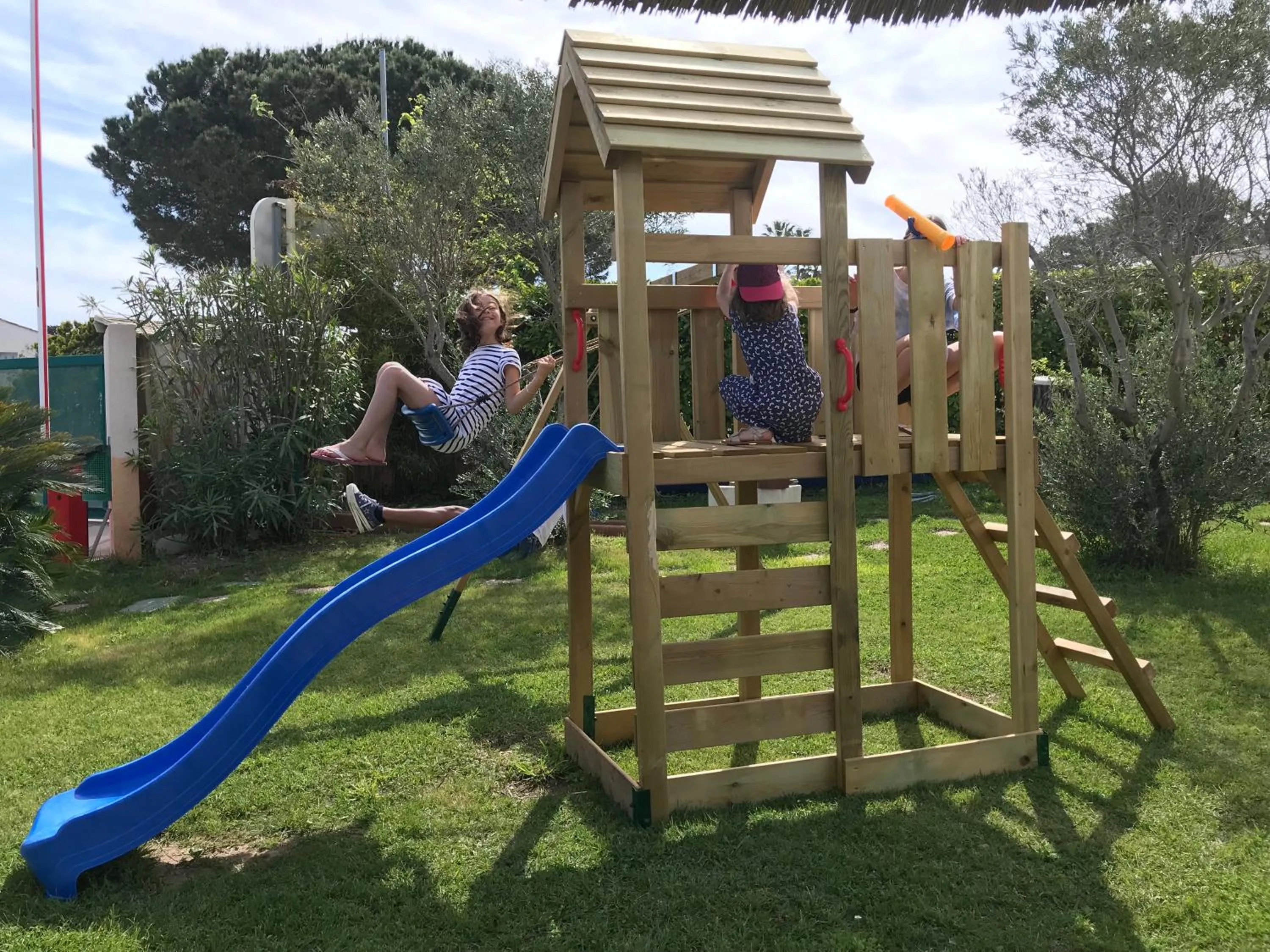 Children play ground in Brit Hotel Confort Hélios Agde