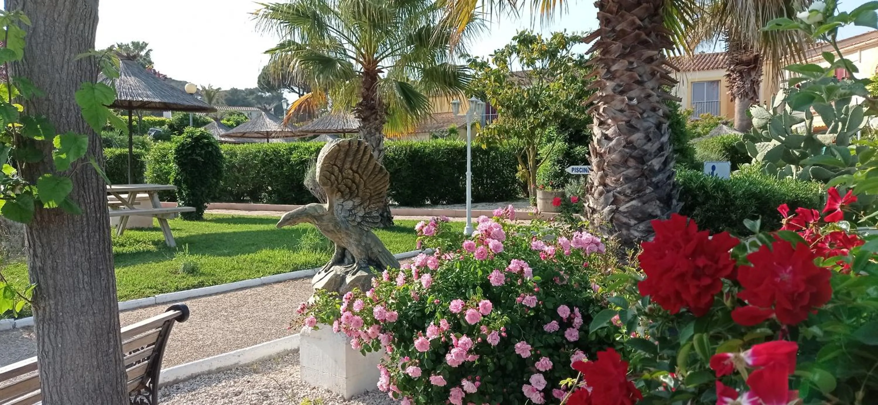 Garden in Brit Hotel Confort Hélios Agde