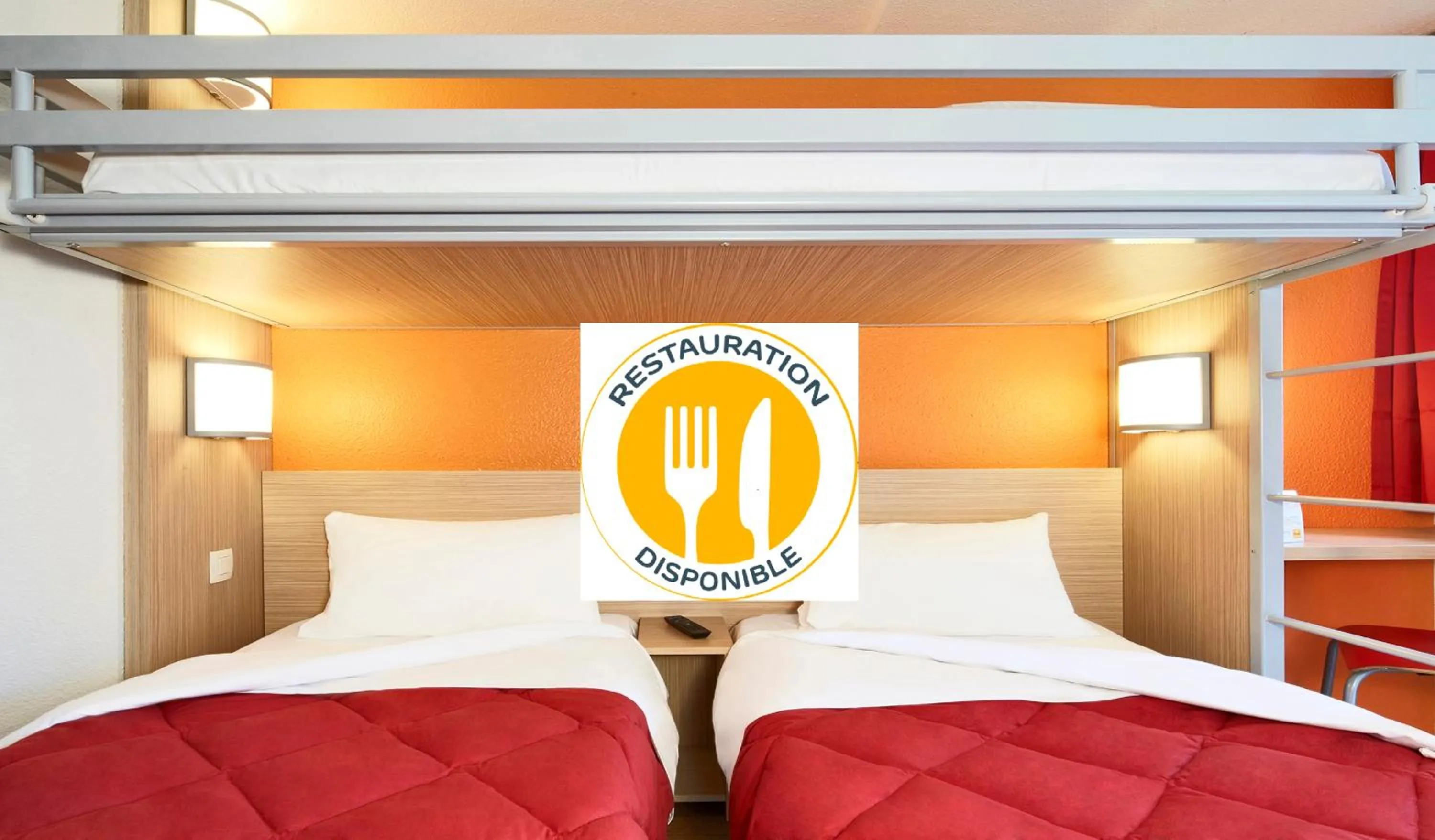 Bedroom, Bed in Premiere Classe Lille Sud - Seclin