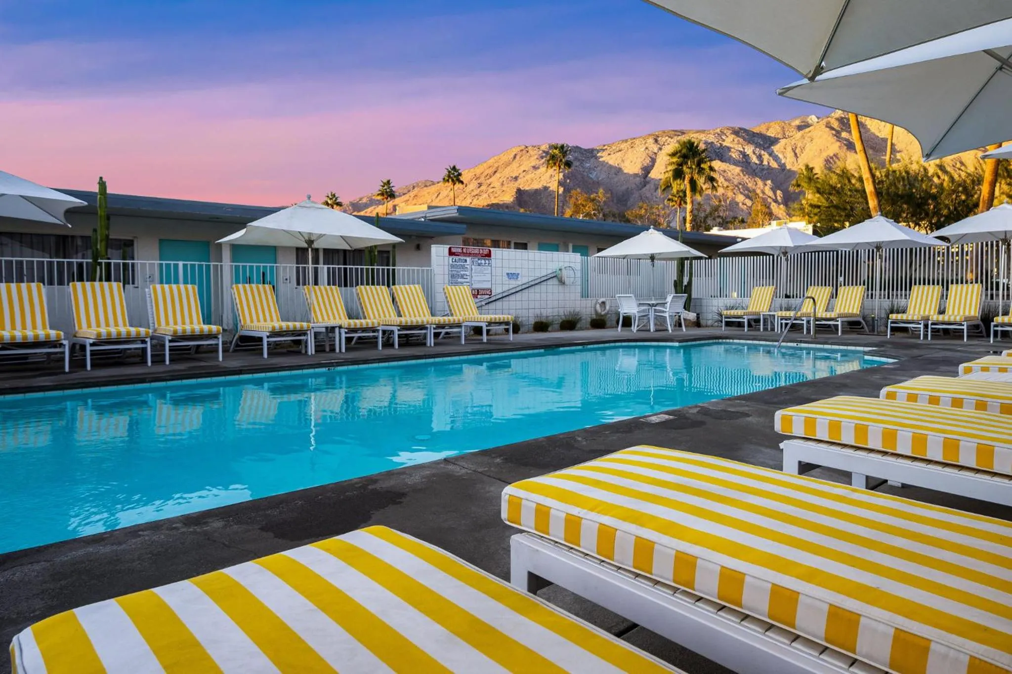 Mountain view in The Skylark, a Palm Springs Hotel