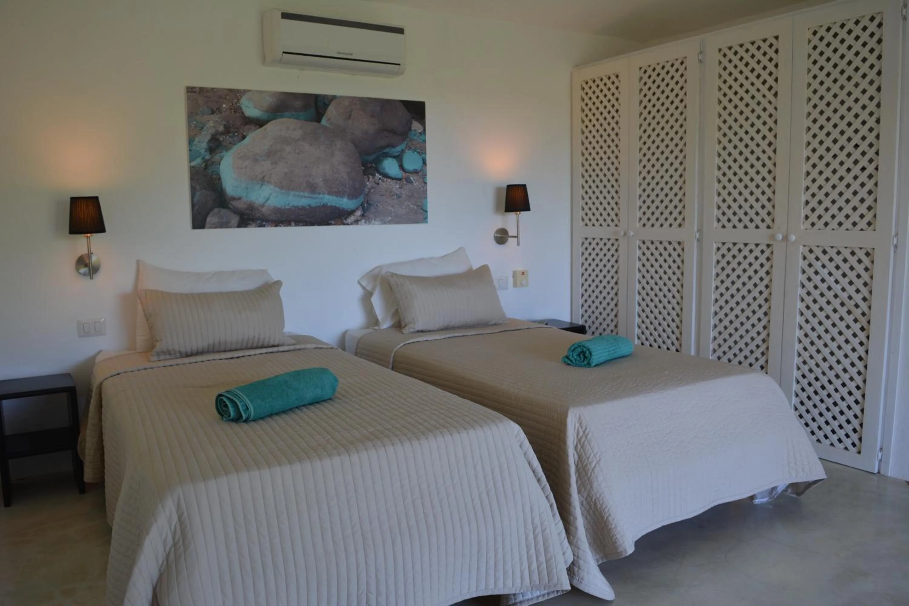 Bedroom, Bed in Villa Noria