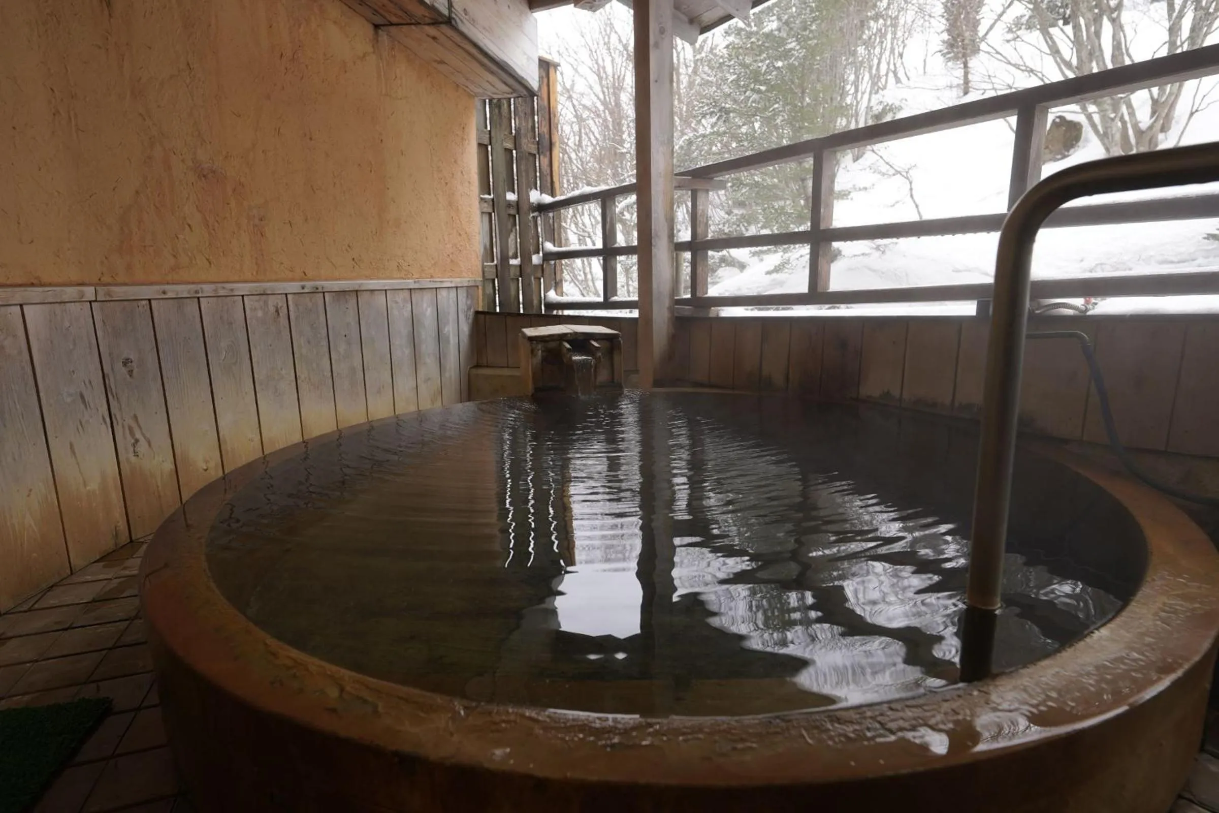 Hot Spring Bath in Mori no RyoTei Mount Bandai