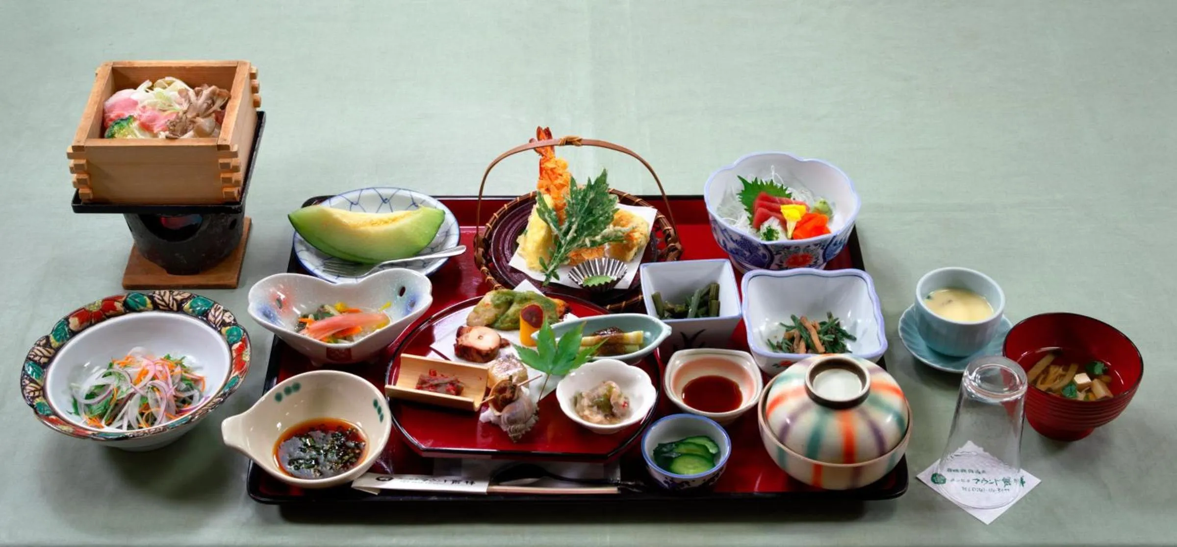 Food in Mori no RyoTei Mount Bandai