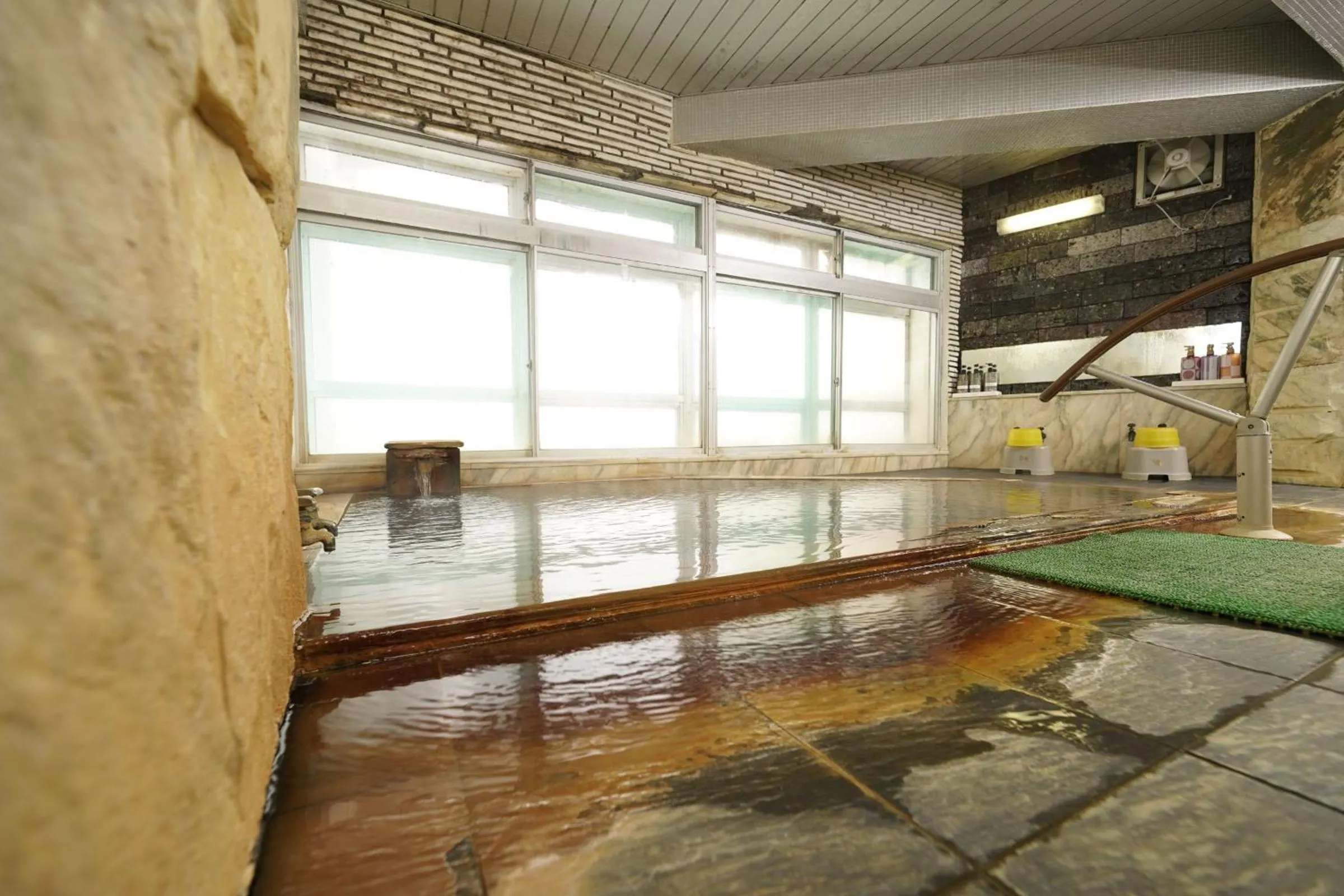 Hot Spring Bath in Mori no RyoTei Mount Bandai