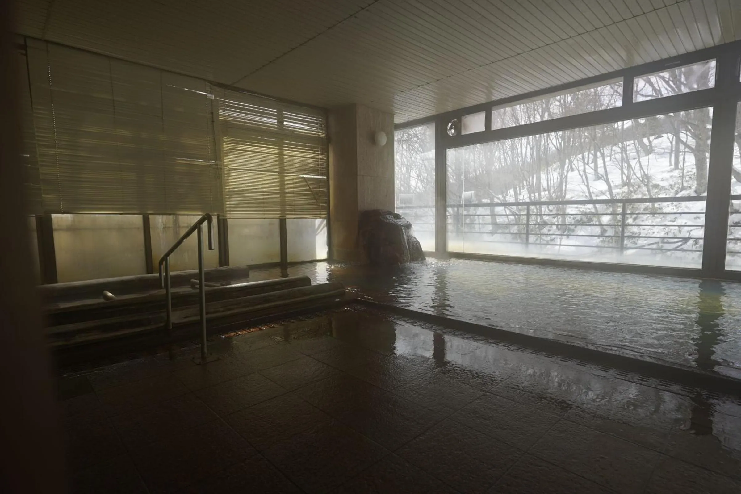 Hot Spring Bath in Mori no RyoTei Mount Bandai