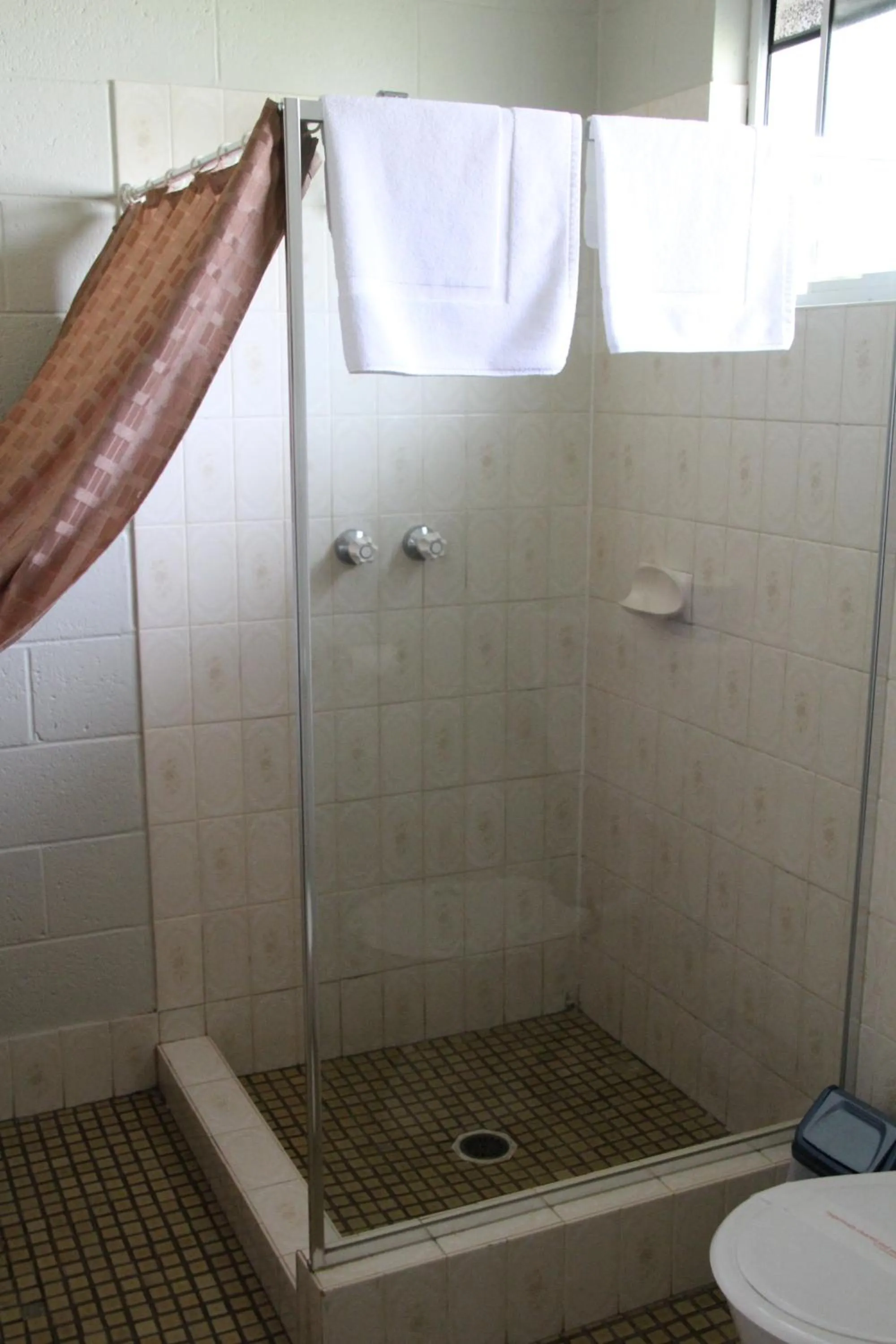 Shower in Central Coast Motel