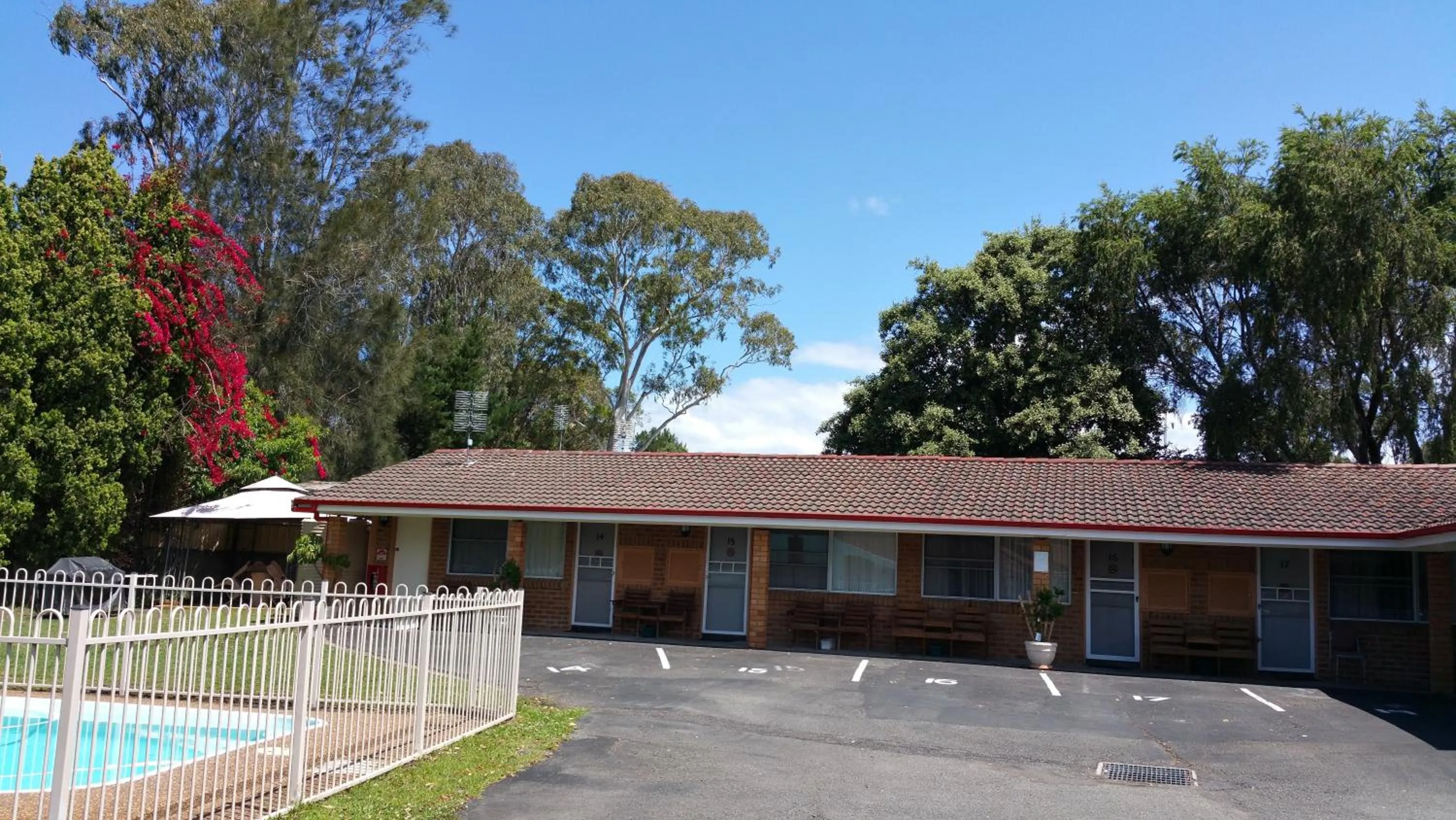 Patio in Central Coast Motel