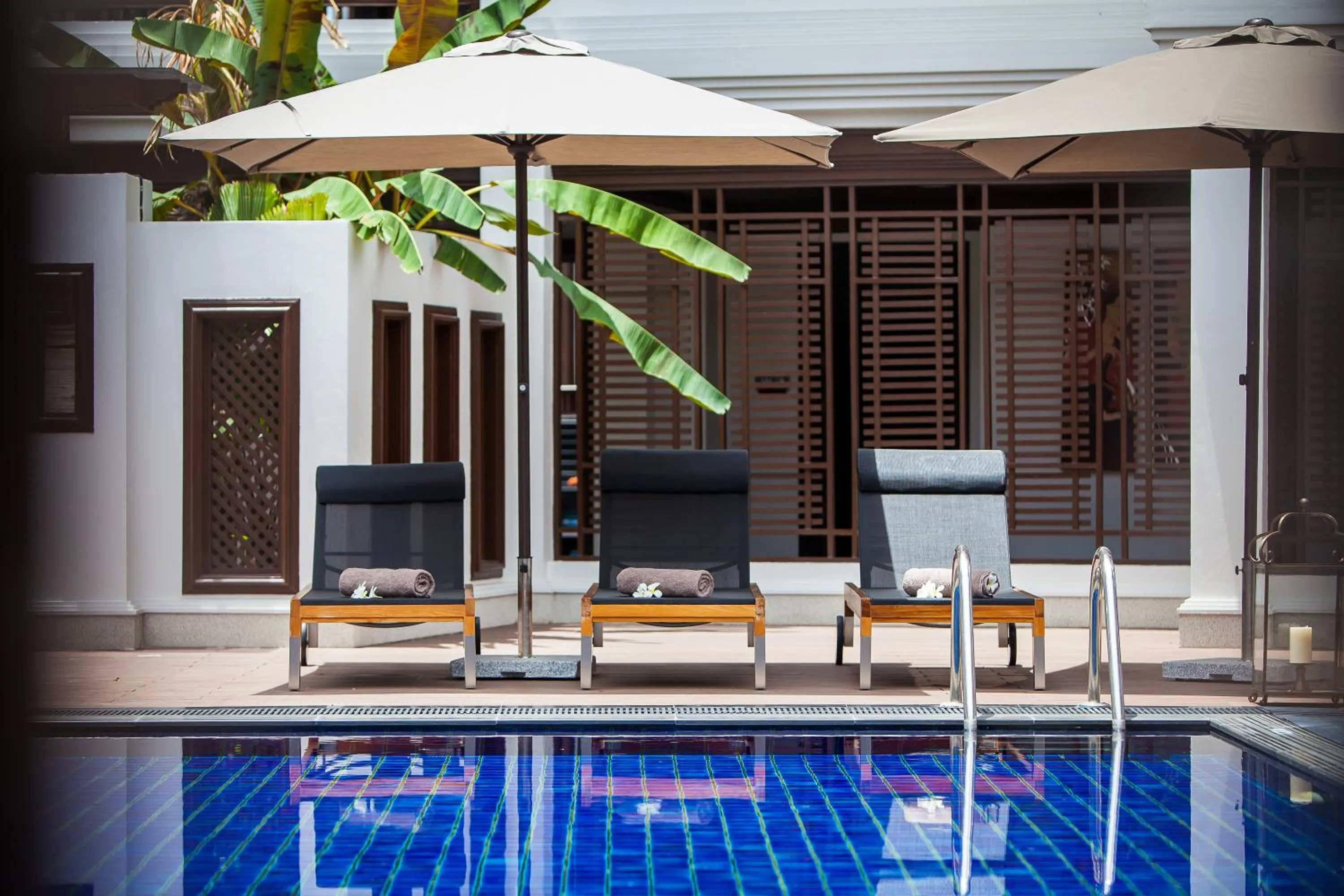 Pool view in Huernnana Boutique Hotel