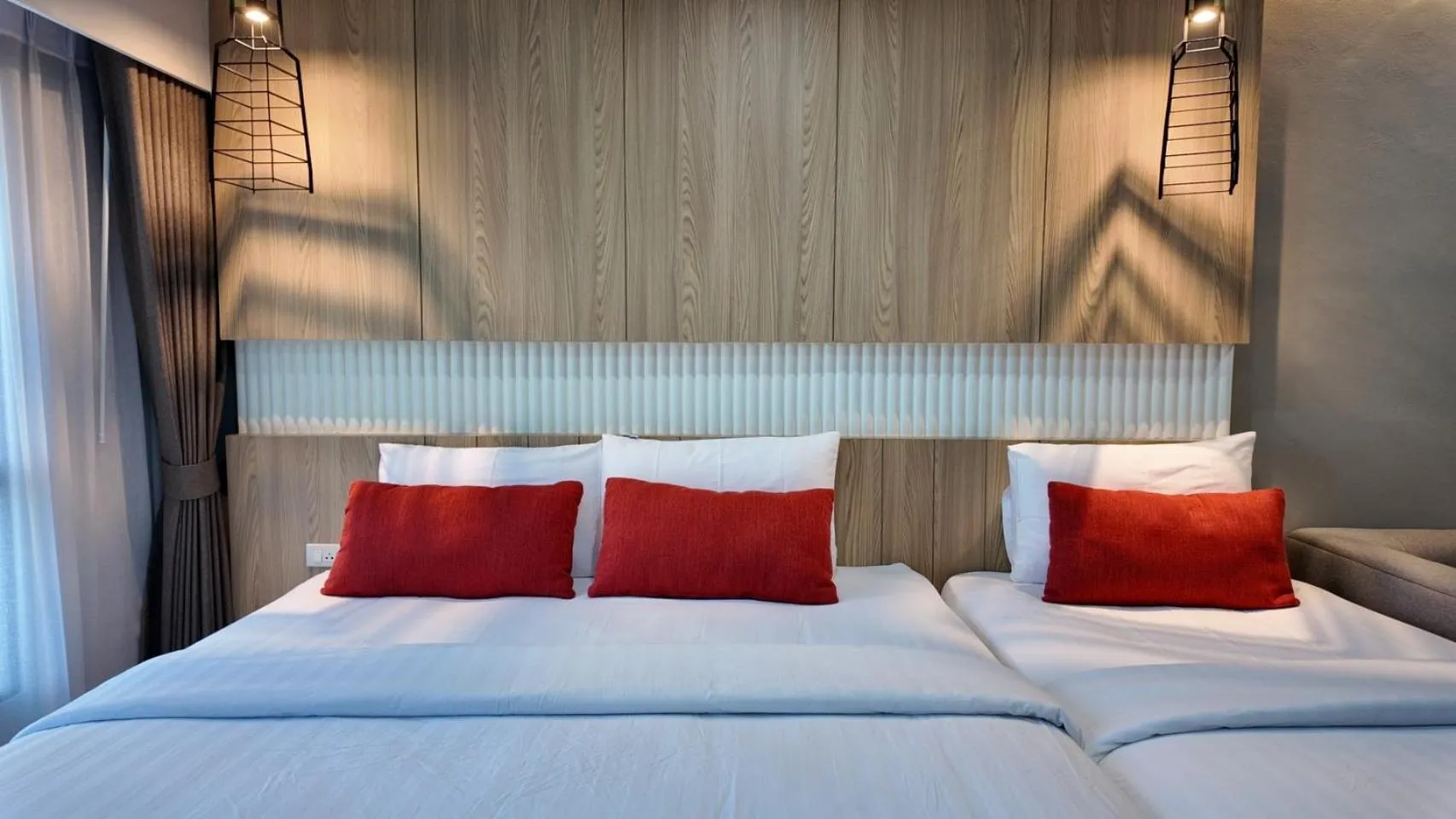 Bed in Baan Bangkok 97 Hotel