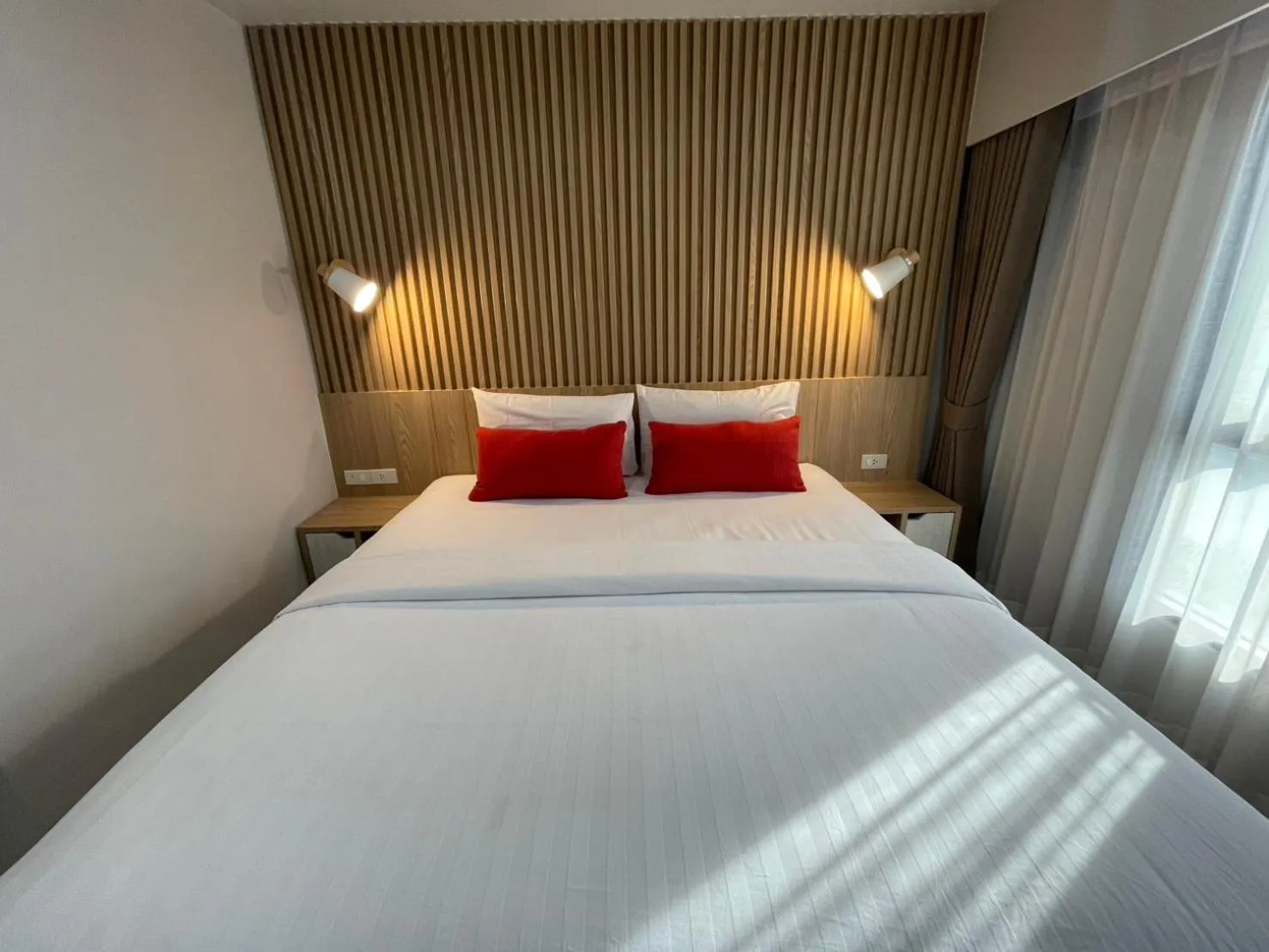 Bed in Baan Bangkok 97 Hotel