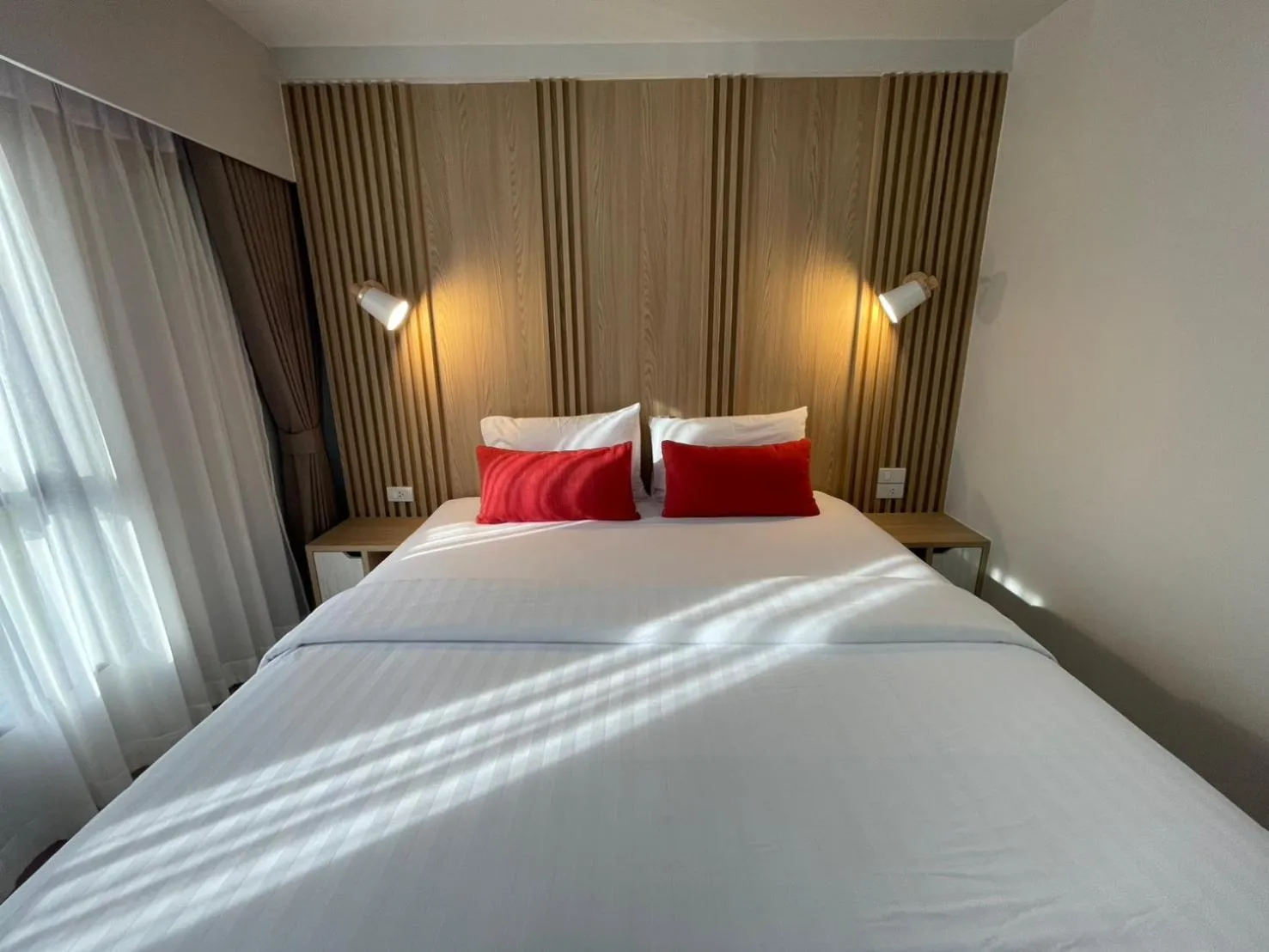 Bed in Baan Bangkok 97 Hotel