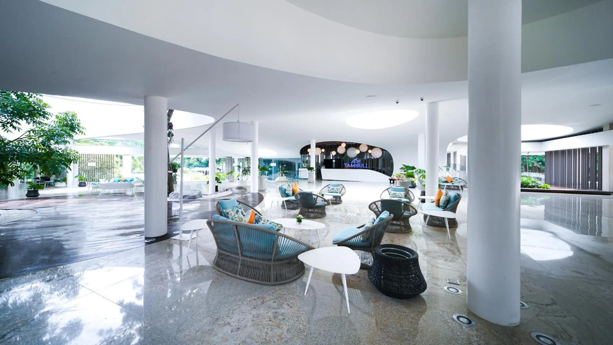 Lobby or reception in Tambuli Seaside Resort and Spa