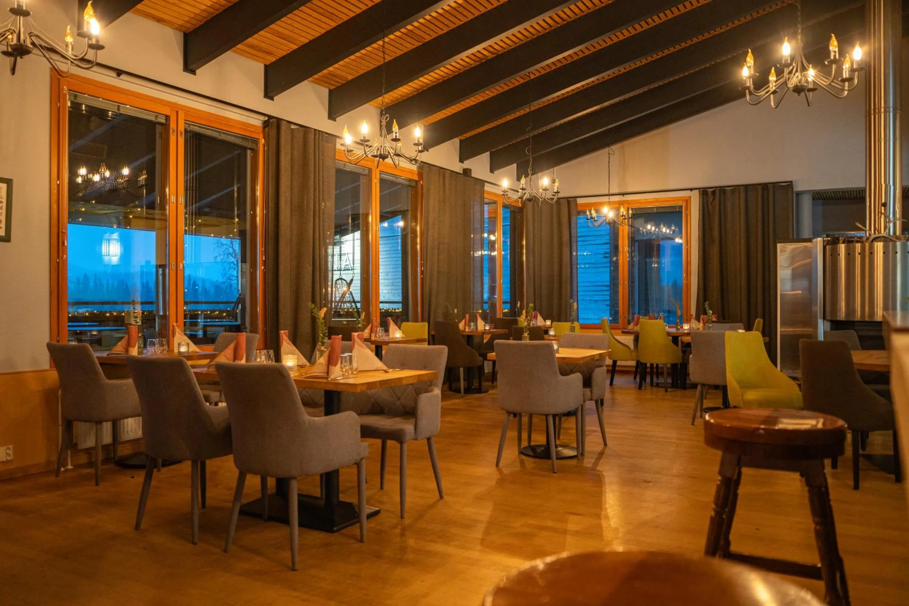 Restaurant/places to eat in KIDE hotel by Iso-Syöte