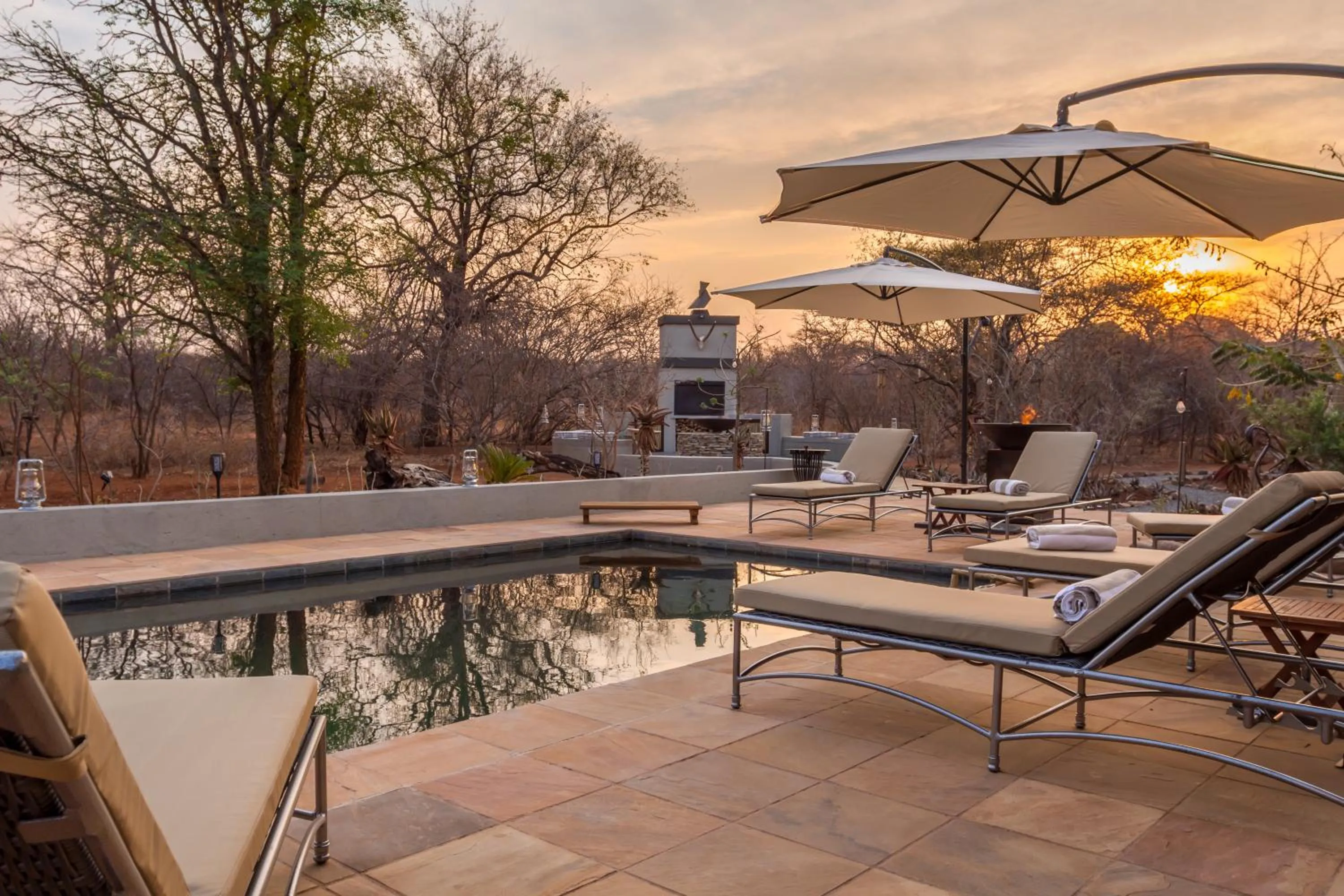 Natural landscape in Ukuthula Bush Lodge